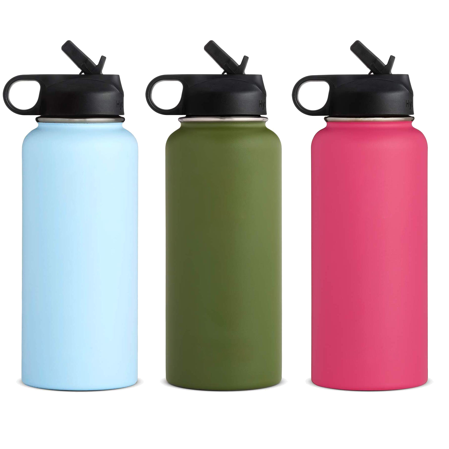 22oz Straw Lid Wide Mouth Water Bottle 2
