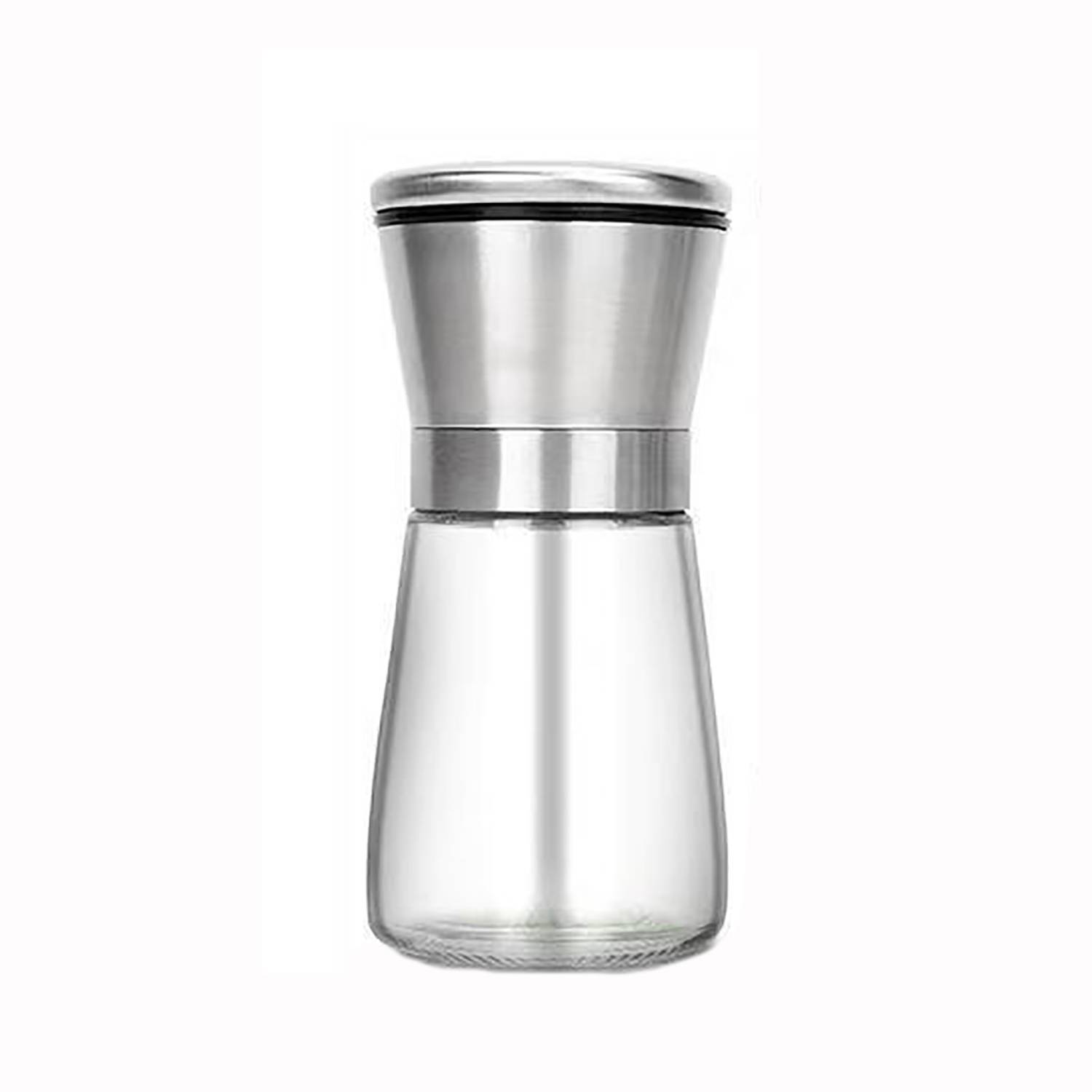 6oz Kitchen Manual Pepper Grinder with Glass Body 4