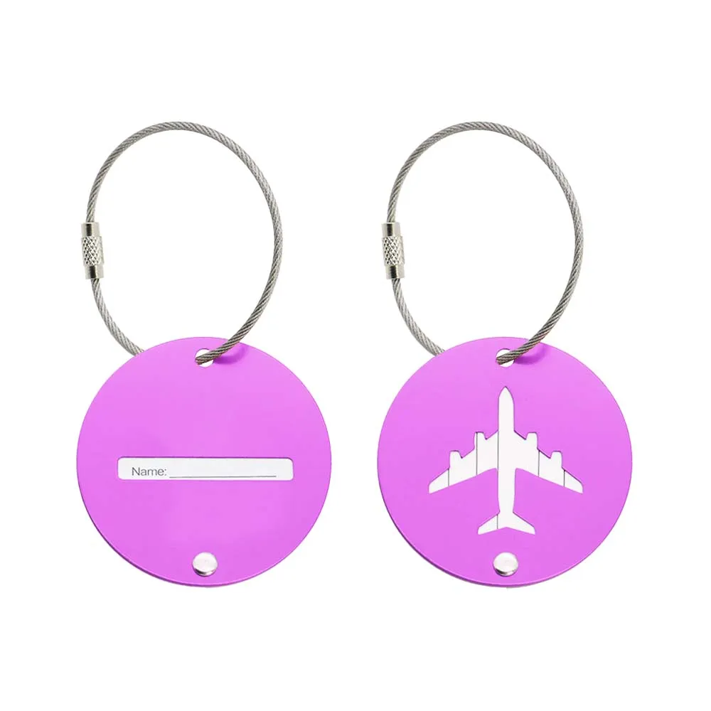 Aircraft Aluminum Alloy Luggage Tags 11