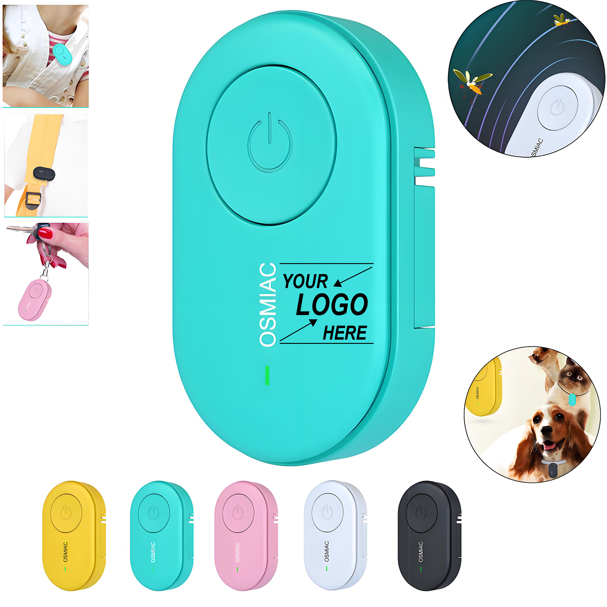Clip-On Wearable Pest Repeller with Ultrasonic 7