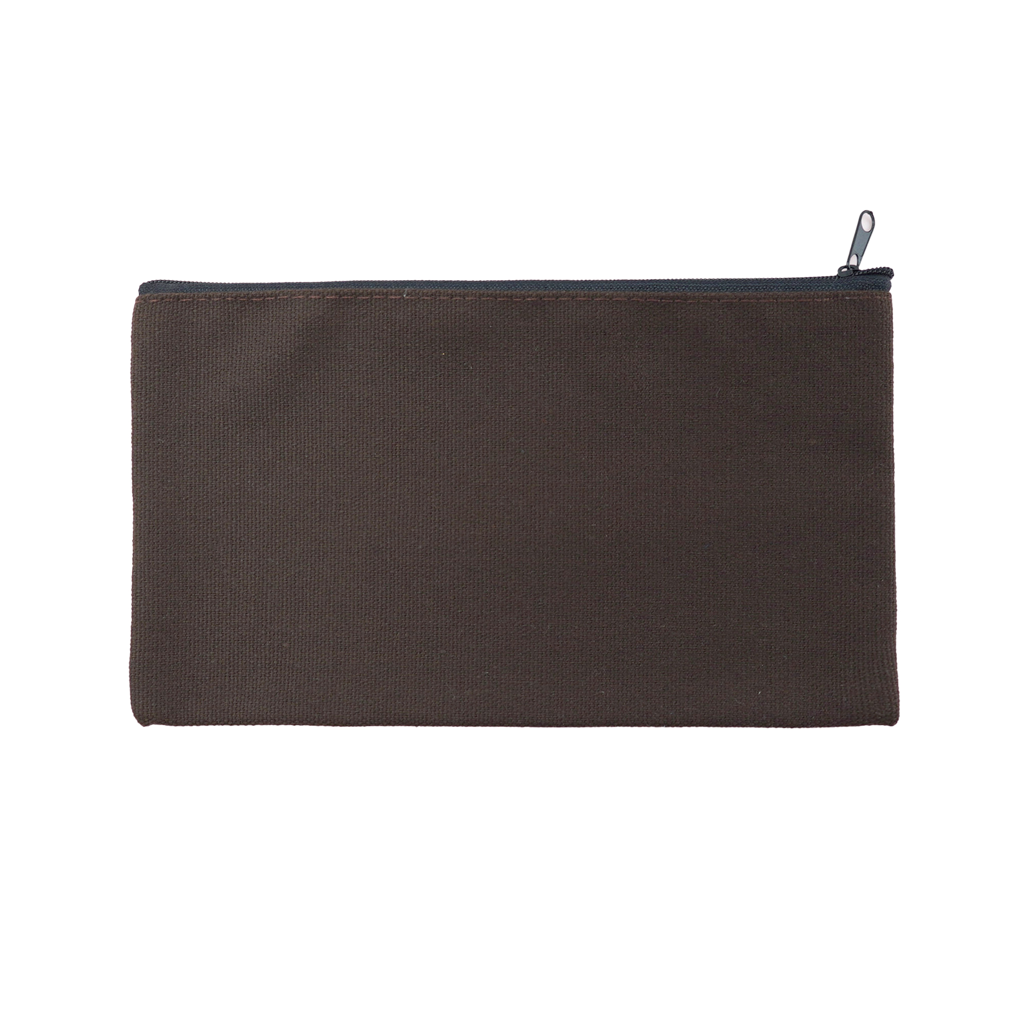 7.9" x 4.7" Canvas Zipper Pouch Pencil Makeup Coin Bag 10