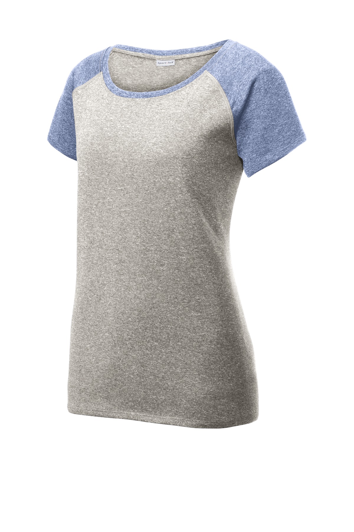 Sport-Tek Women's Heather-On-Heather Contender Scoop Neck Tee. LST362 35