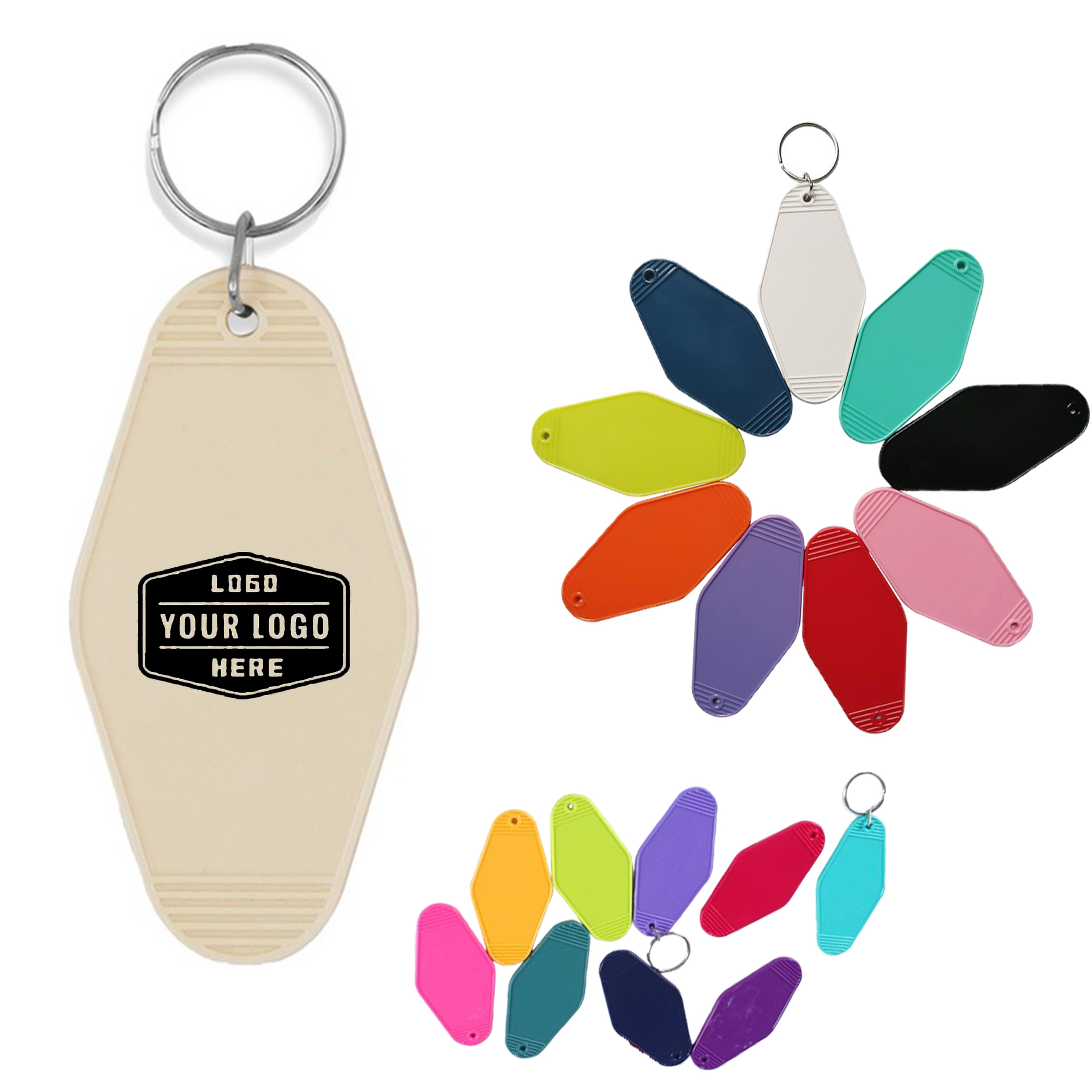 Custom Motel Style Keychain 1