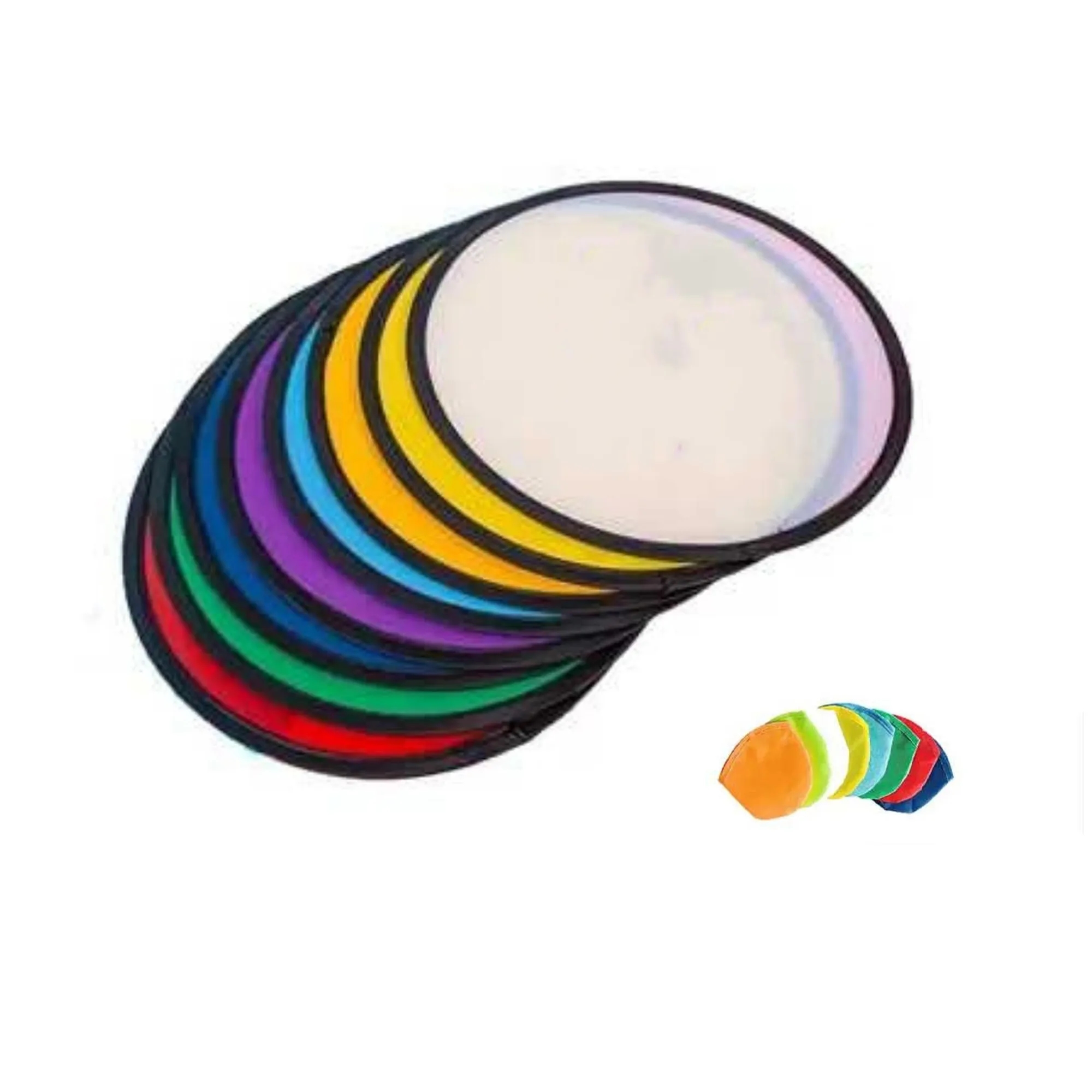 Compact Polyester Flying Disc with Storage Bag 2