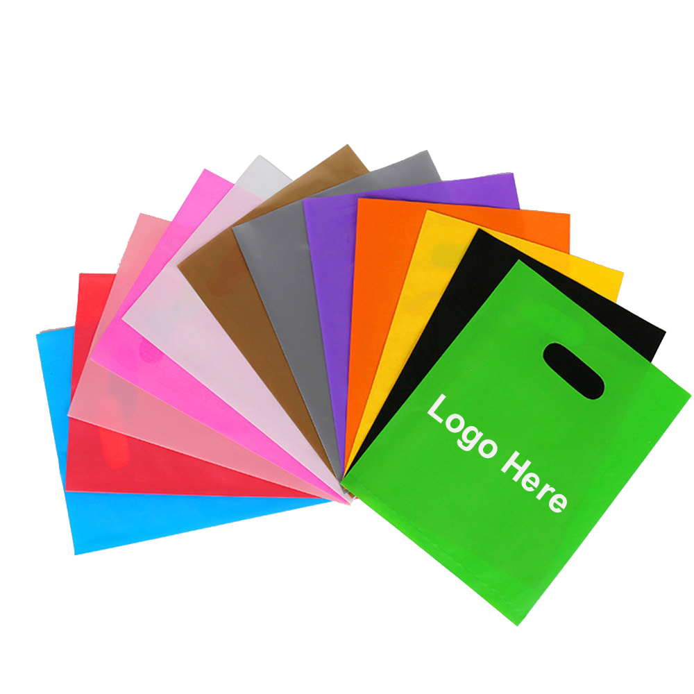 Die cut plastic bag 1