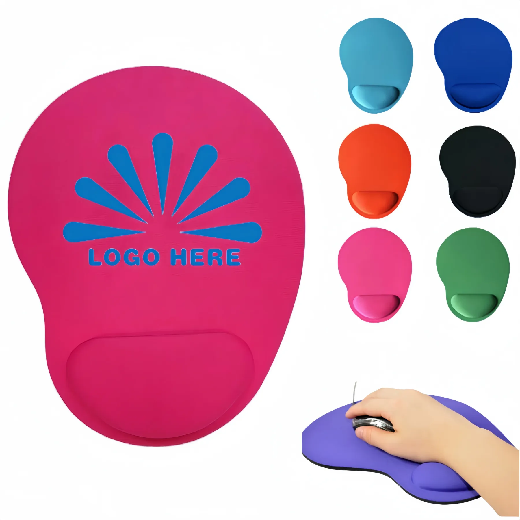 Mouse Pad With Wrist Protection 2