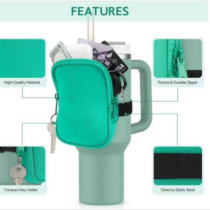 Customized diving material bottle cover waist bag 4