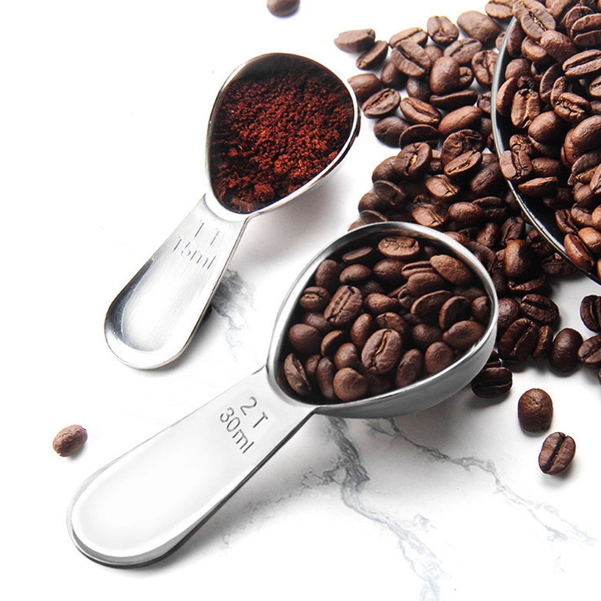 Stainless Steel Coffee Scoop 2