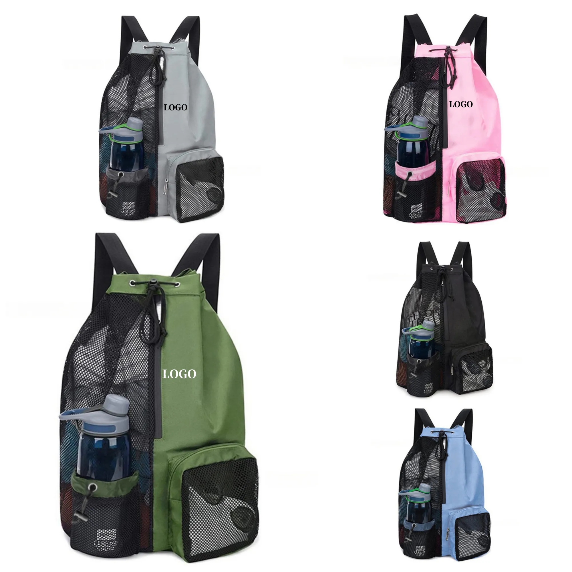 Big Mesh Mummy Backpack Waterproof Swimming Pool Bag 3