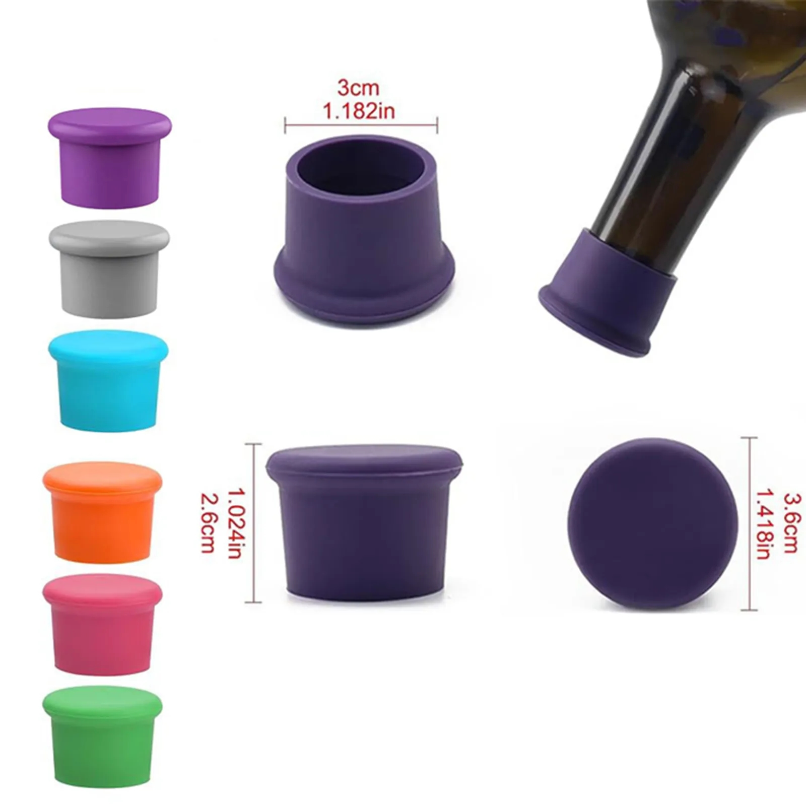Silicone Stopper Bottle Cap Beer Saver 2