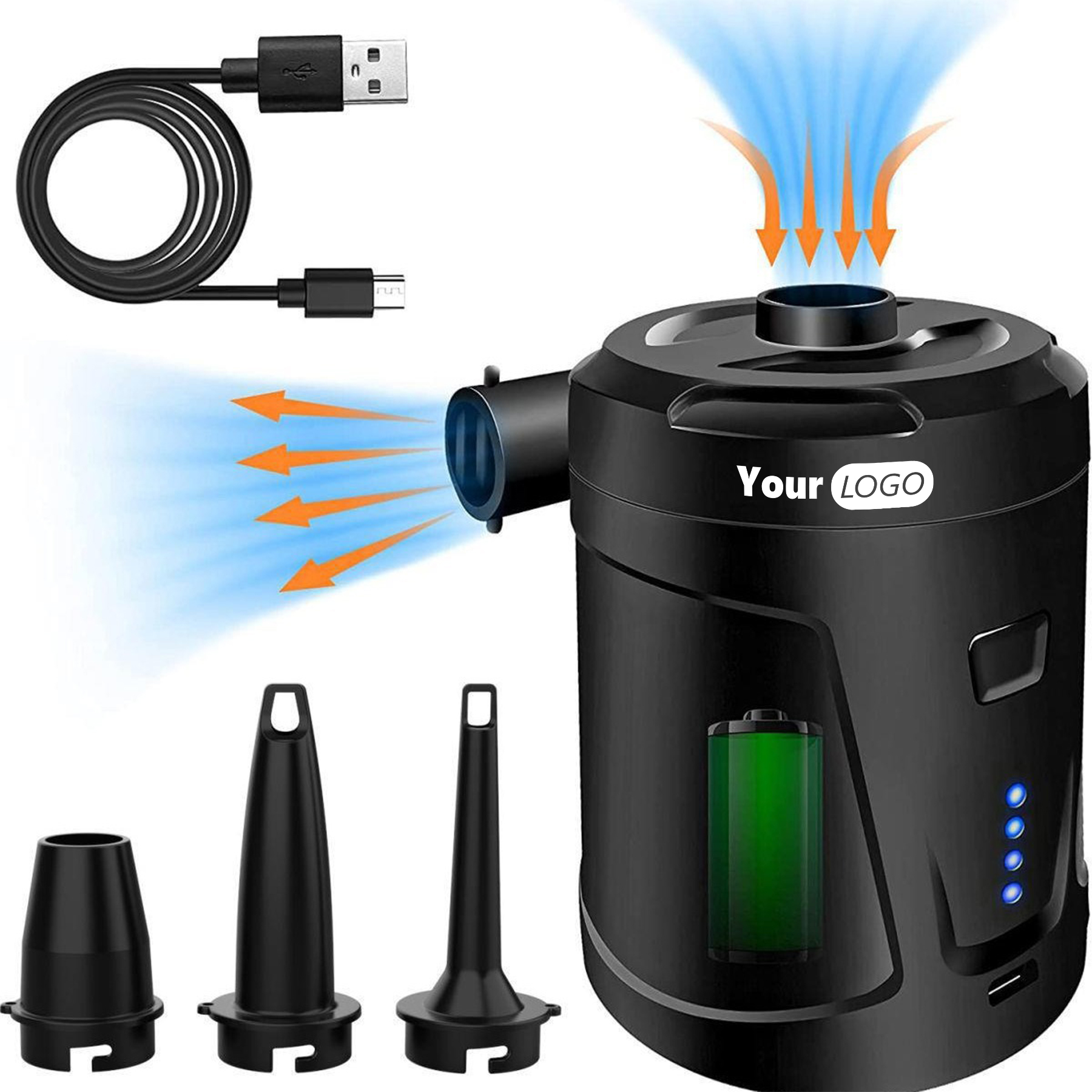 Abs Outdoor Electric Portable Inflation Pump 3