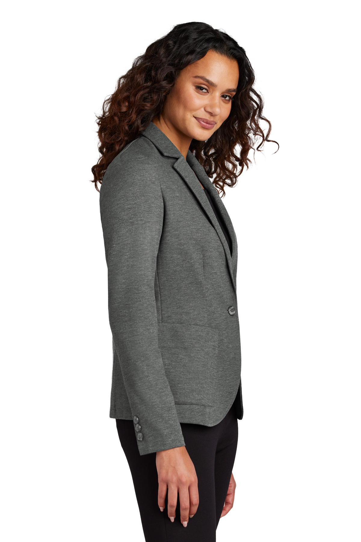 Mercer+Mettle Women's Relaxed Knit Blazer MM3031 3