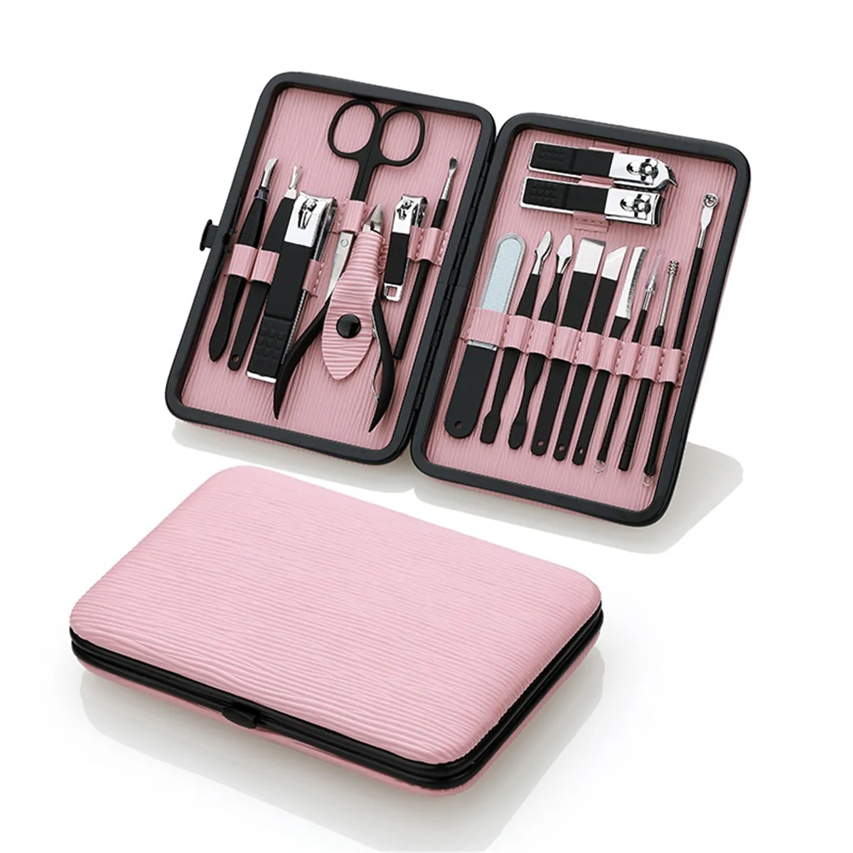 Manicure Set Professional Nail Clippers Kit for Women 18Pcs 2