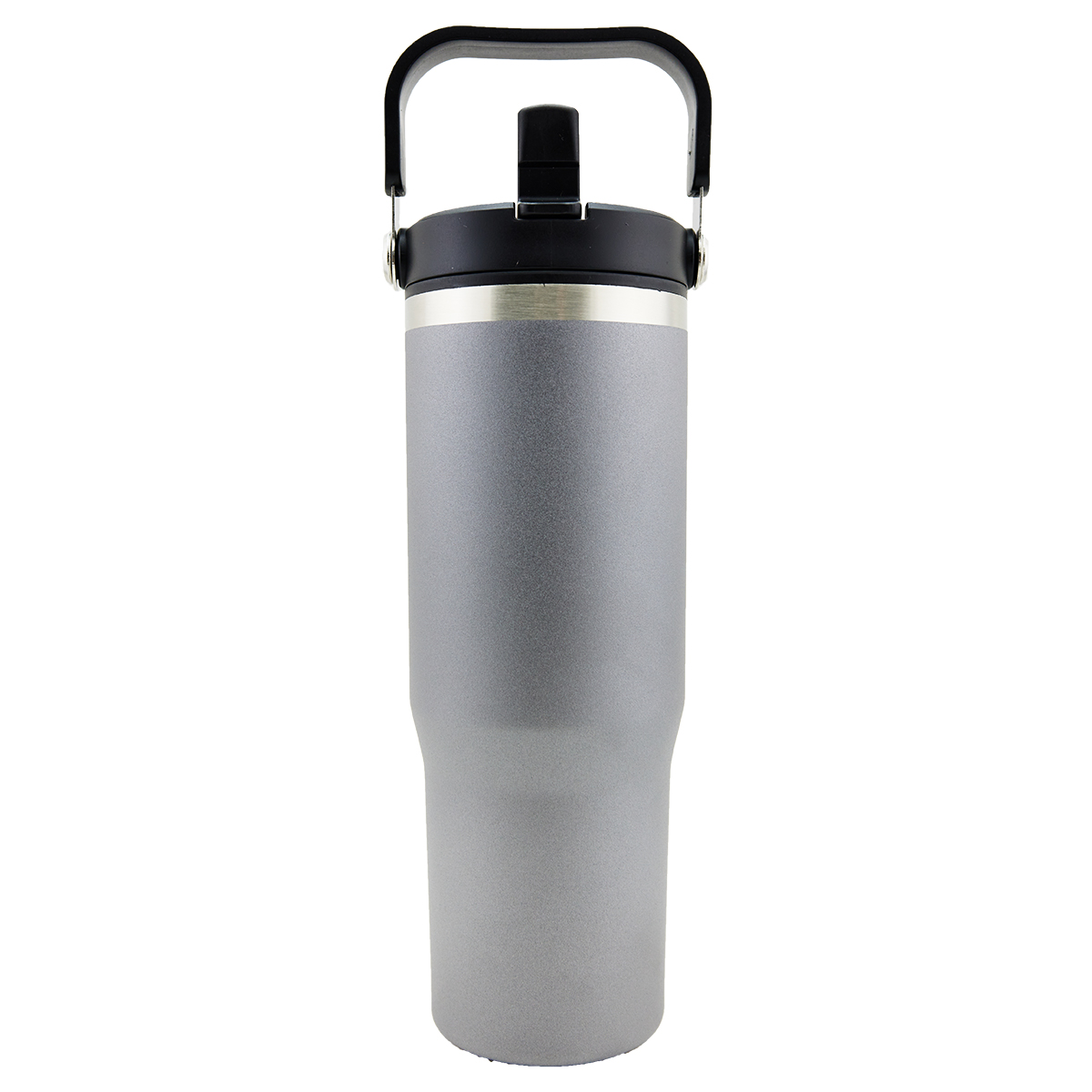 Glacier 30 Oz. Hybrid Travel Tumbler w/Handle & Straw 10