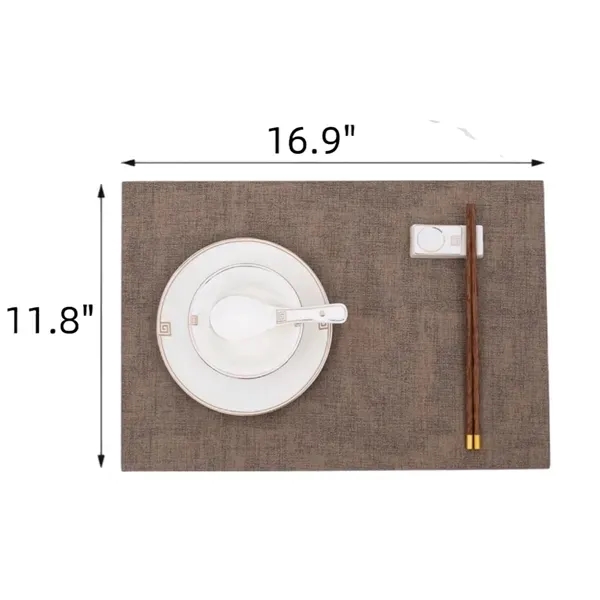 Long-Lasting PVC Placemat - Sturdy Table Protector 1