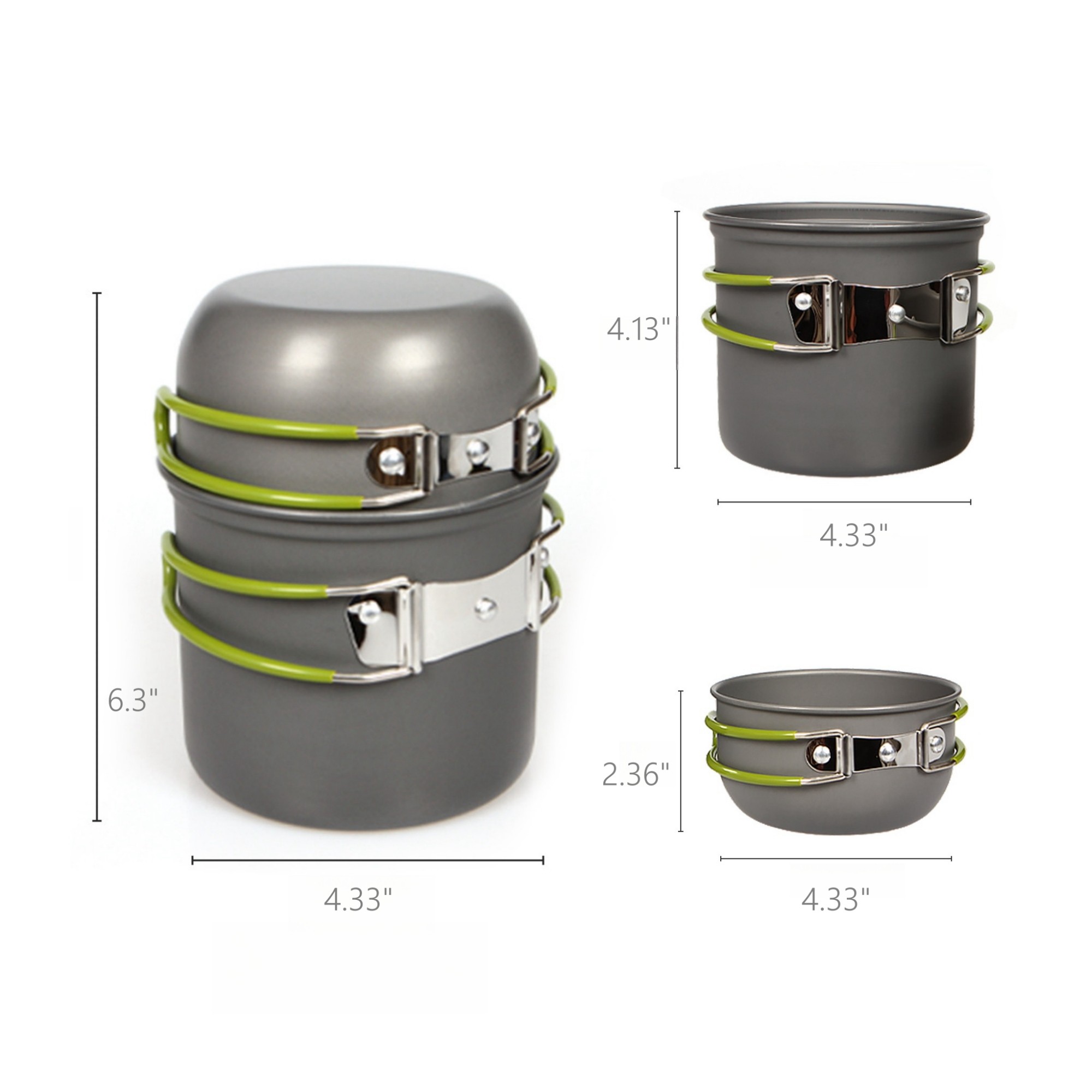 Camping Cookware Mess Kit 4