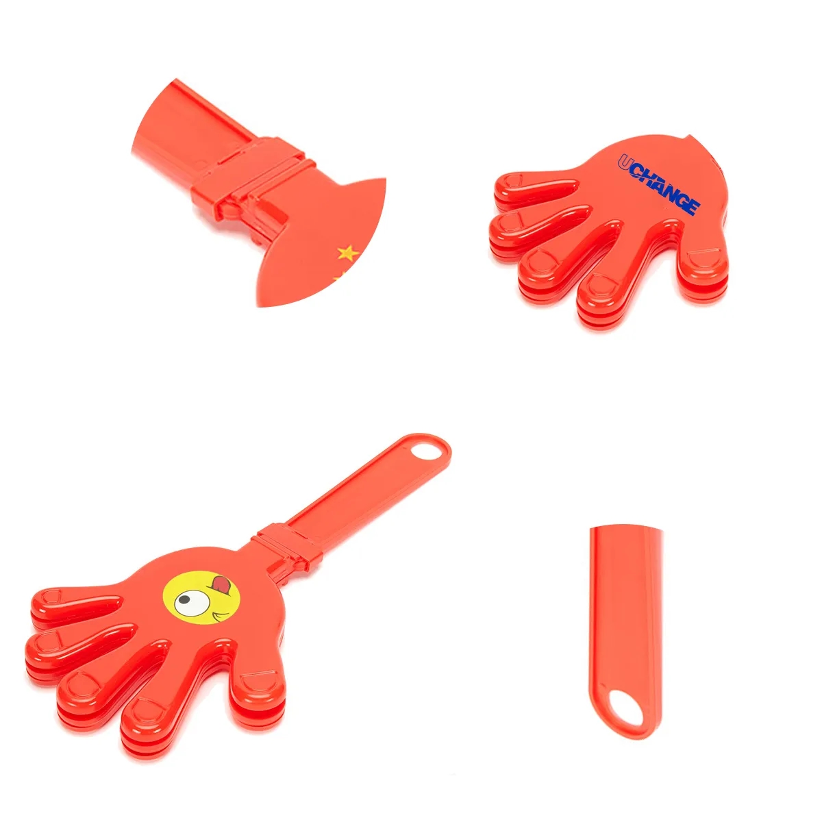 Multicolor Plastic Hand Clapper 7 Inch For Events 1
