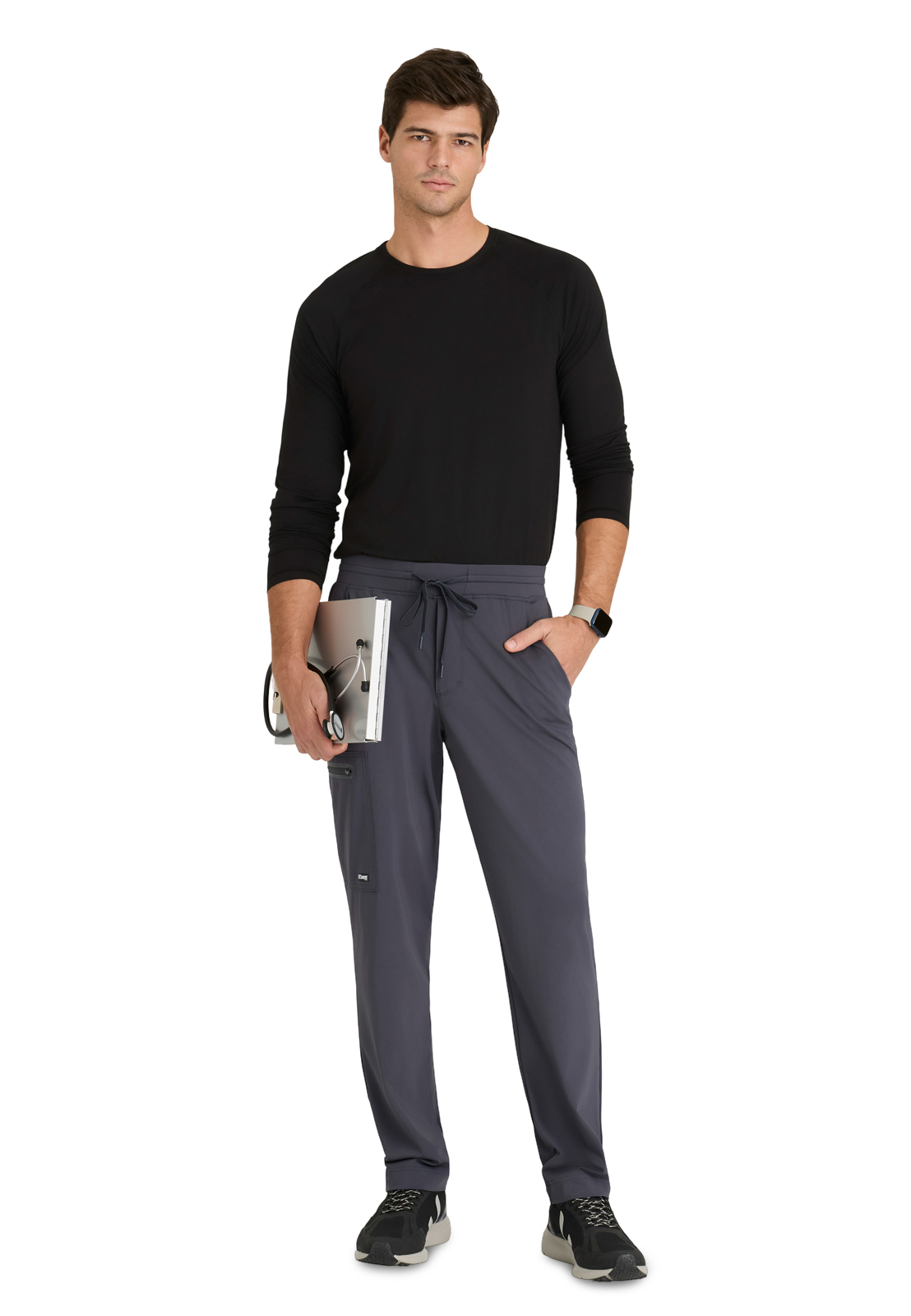 Grey's Anatomy Knit Stretch - Men's Four-Pocket Slim Focus Scrub Pant 11