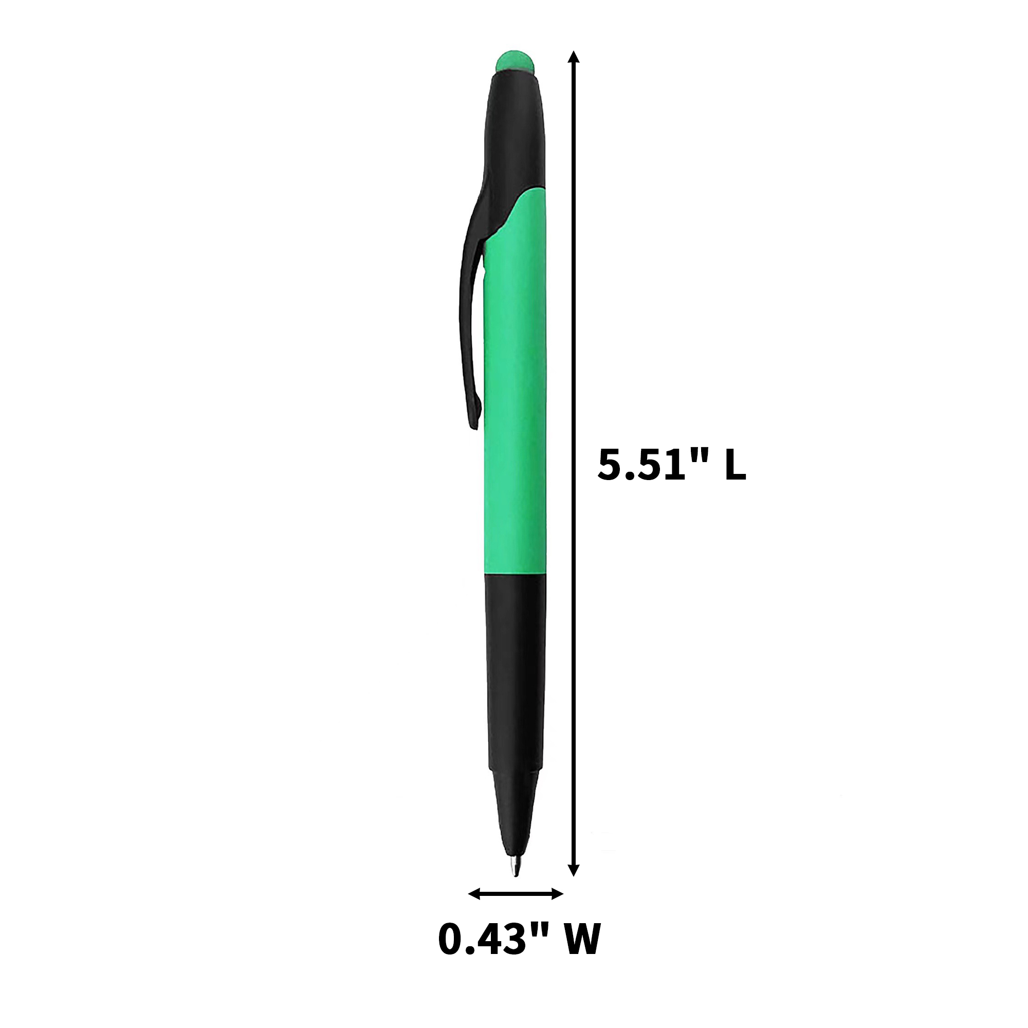 Three In One Stylus Ballpoint With Matching Highlighter 5.51" 5