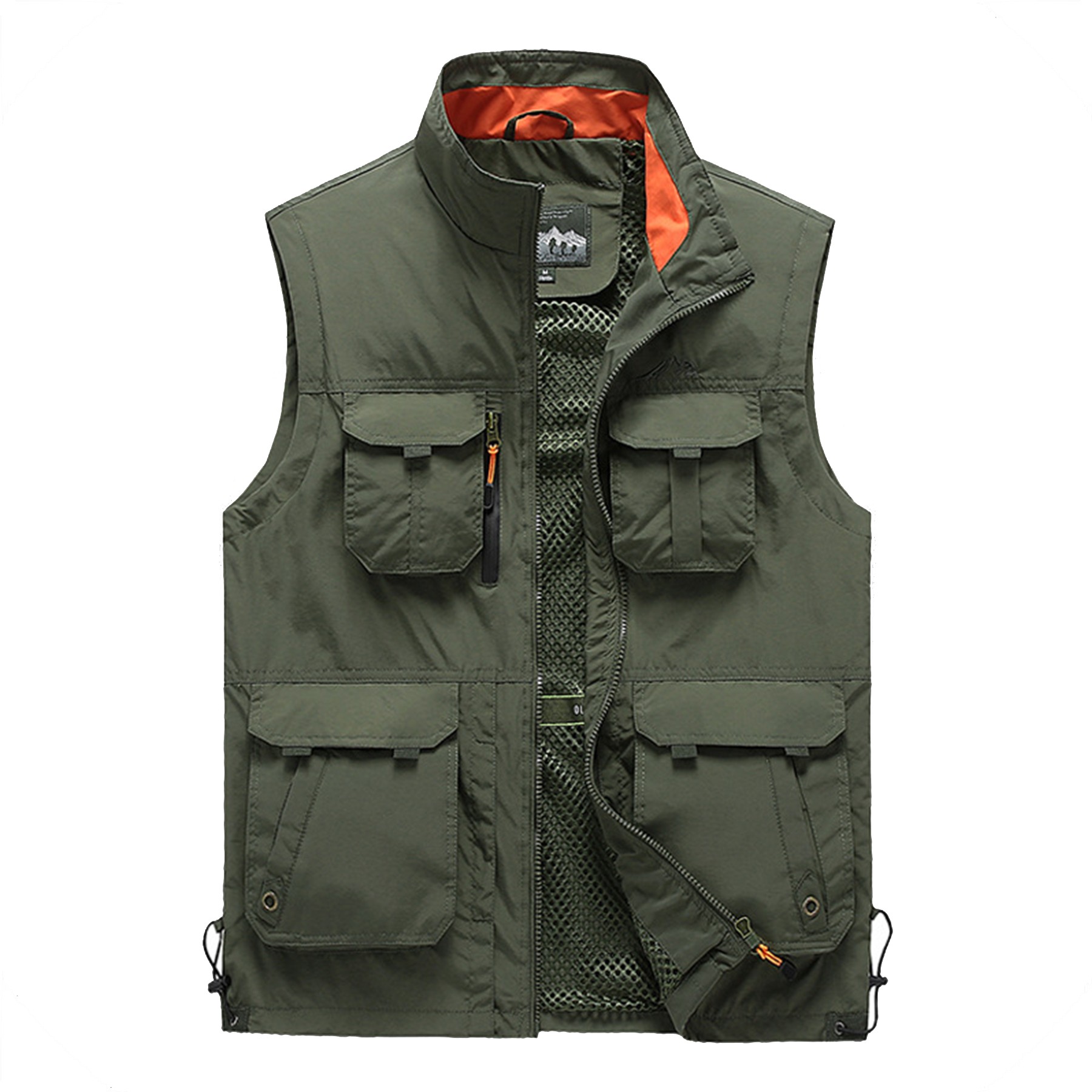 Men' s Safari Cargo Utility Vest with Pockets 2