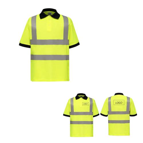 VISIPRO Short Sleeve Reflective Safety Polo with Pocket - 2
