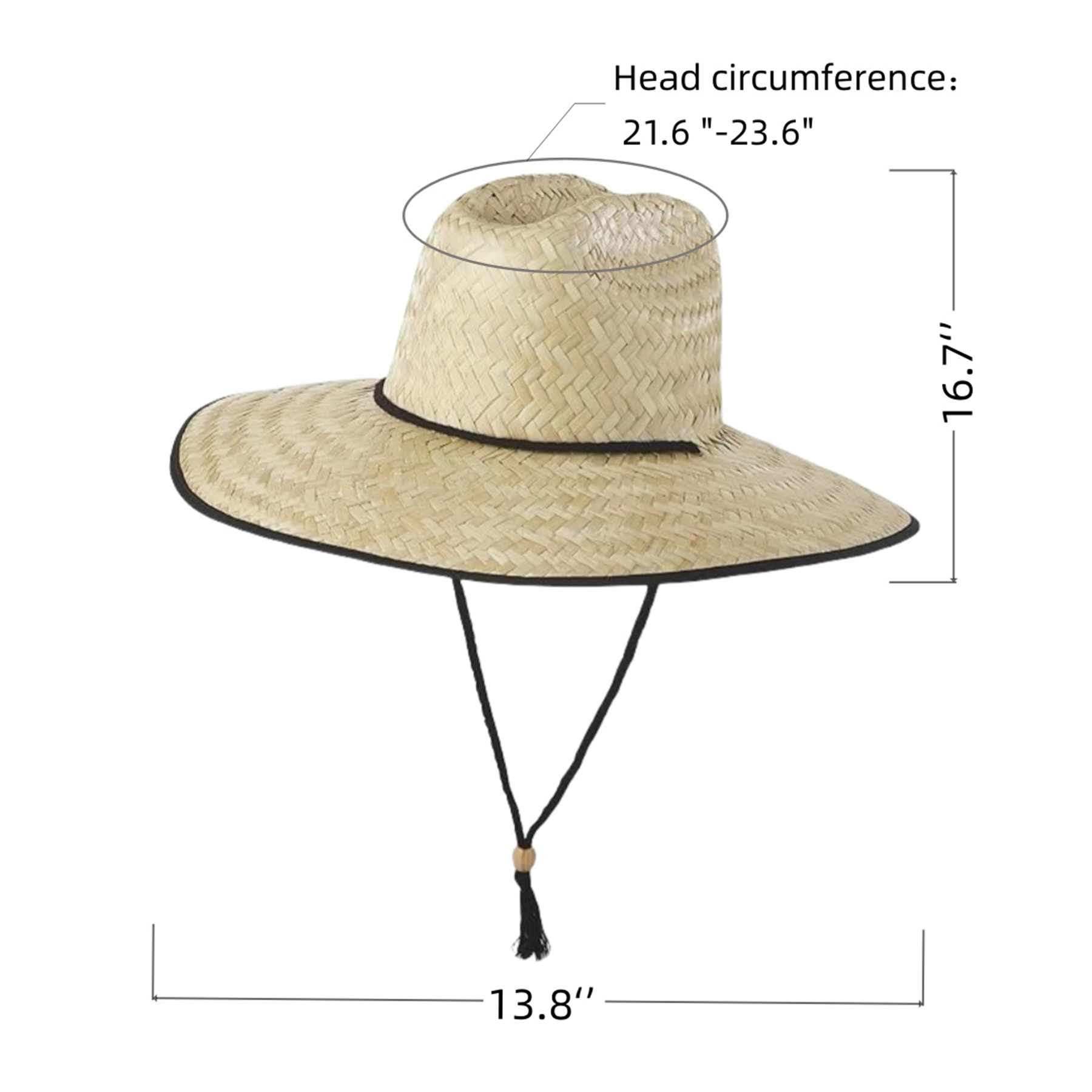 Wide Brim Straw Hat 1