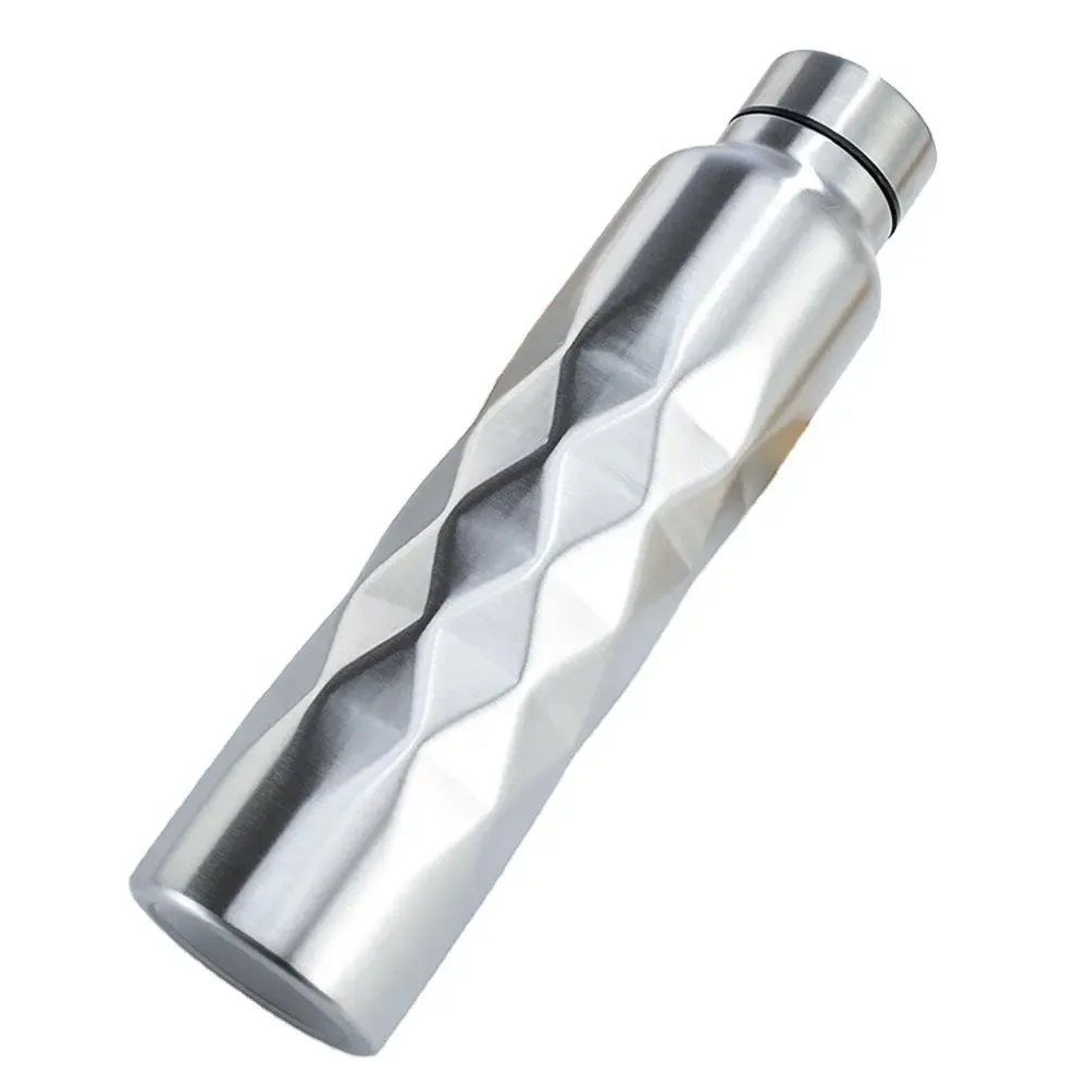 33.3Oz Stainless Steel Rhombus Water Bottle, custom water bottle with logo imprint 5