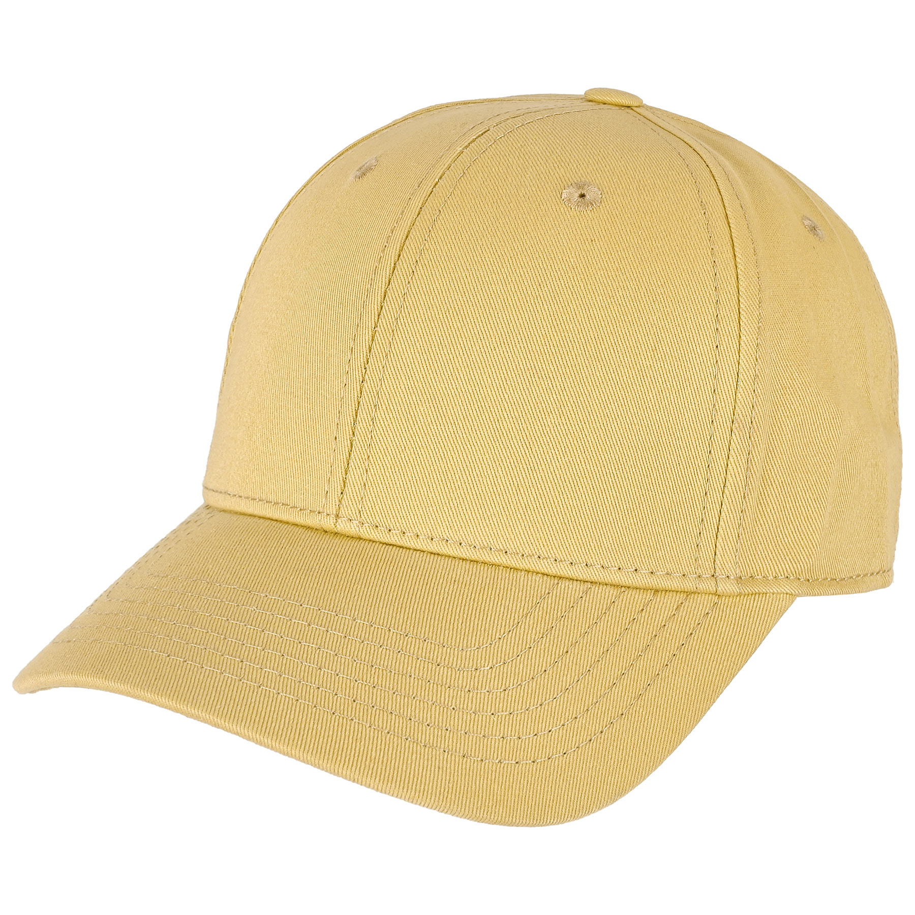 Classic 6-panel Curved Brim Baseball Cap With Plastic Snapback Clousure (MOQ: 1pc) 21
