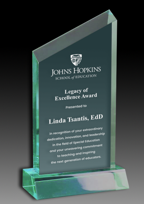 Acrylic Wedge Award 5