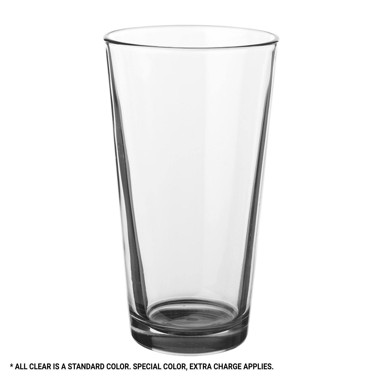 Clear Thick Wall Pint Glass, 16 oz. 6