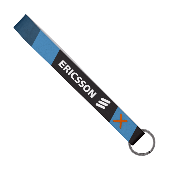 Strickland Dye-Sublimated Felt Wrist Keychain w/ Metal Split Ring 10