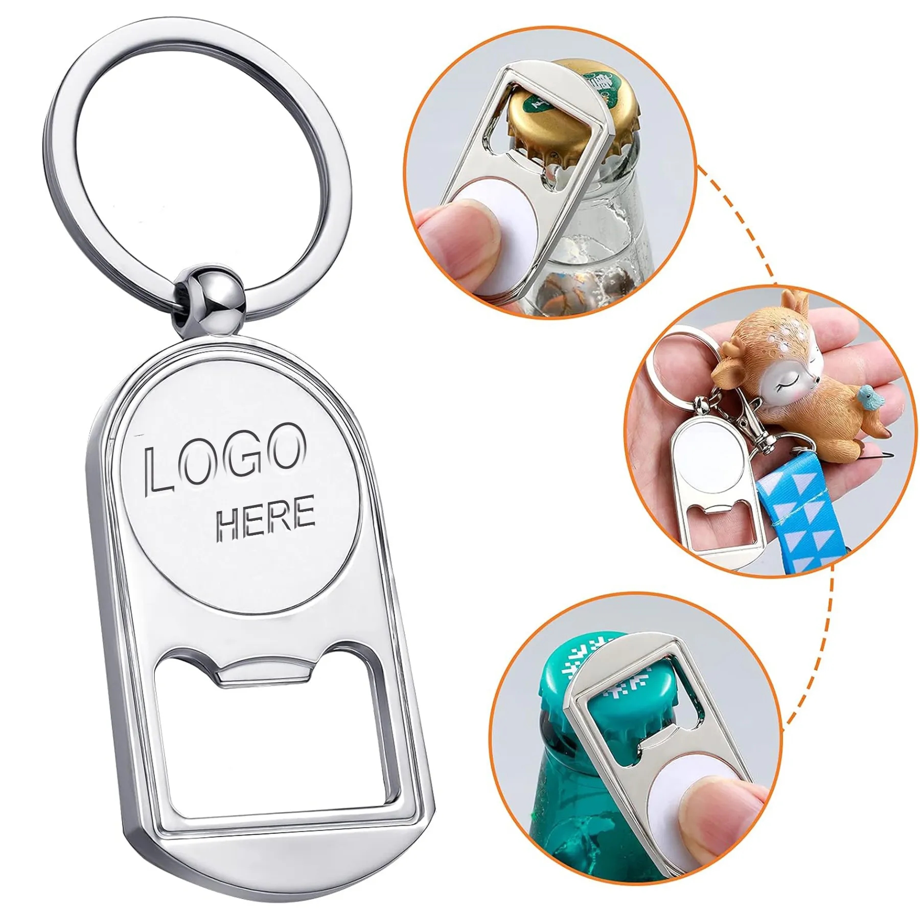 Metal Keychain Bottle Opener 3