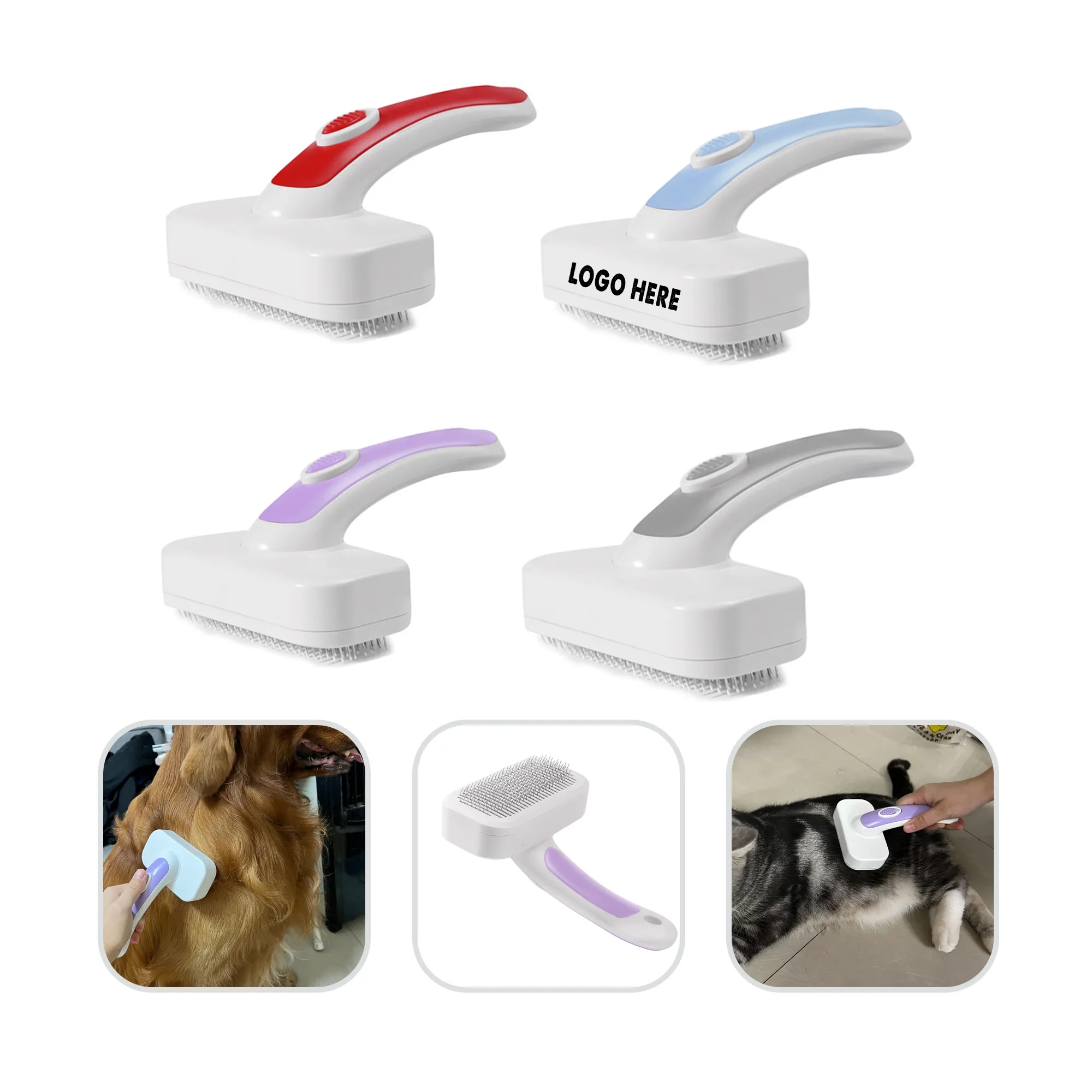 Cat Dog Pet Brush For Shedding 5