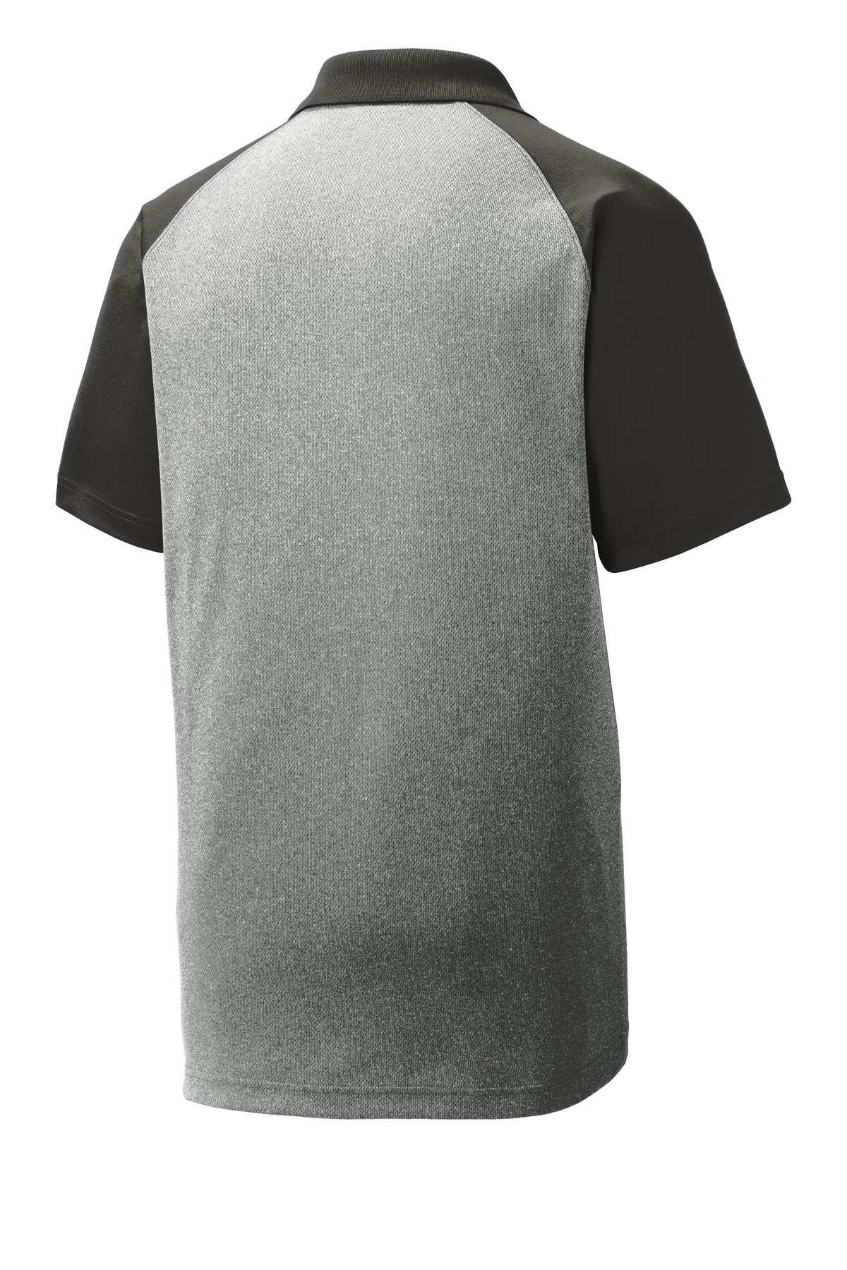 Sport-Tek PosiCharge RacerMesh Raglan Heather Block Polo. ST641 19