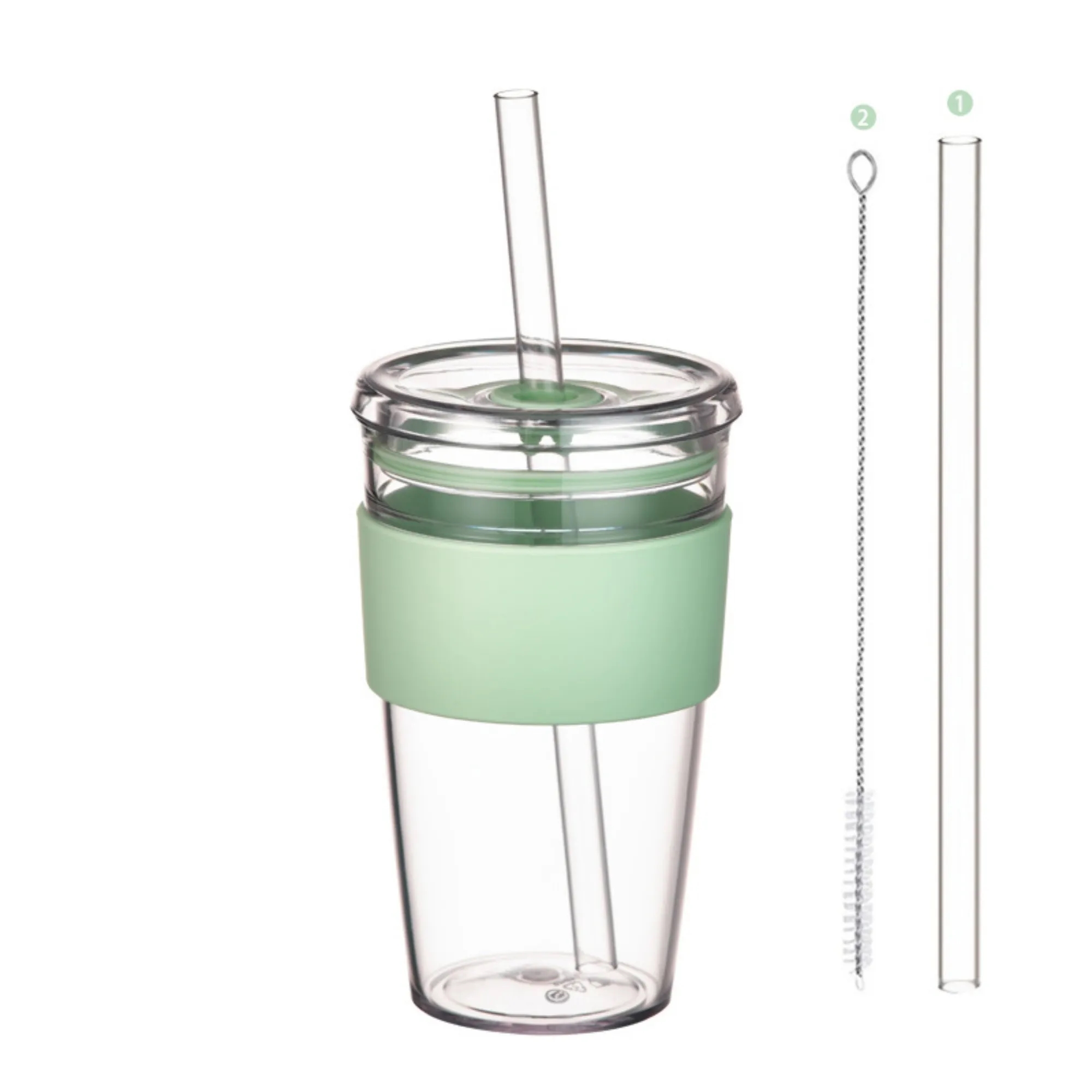 Tritan Sleeve Straw Water Cup 3