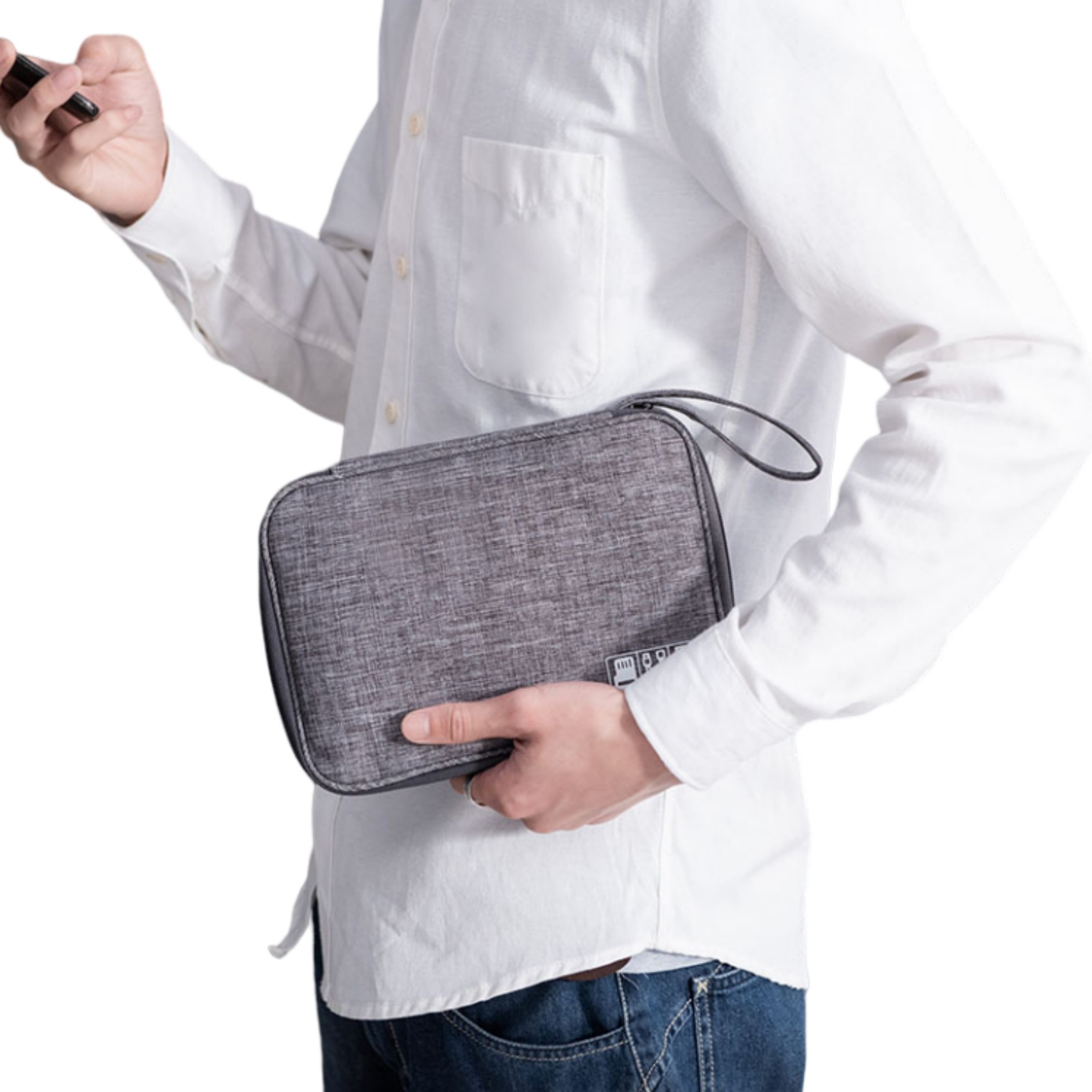 Compact Travel Tech Organizer Pouch 7