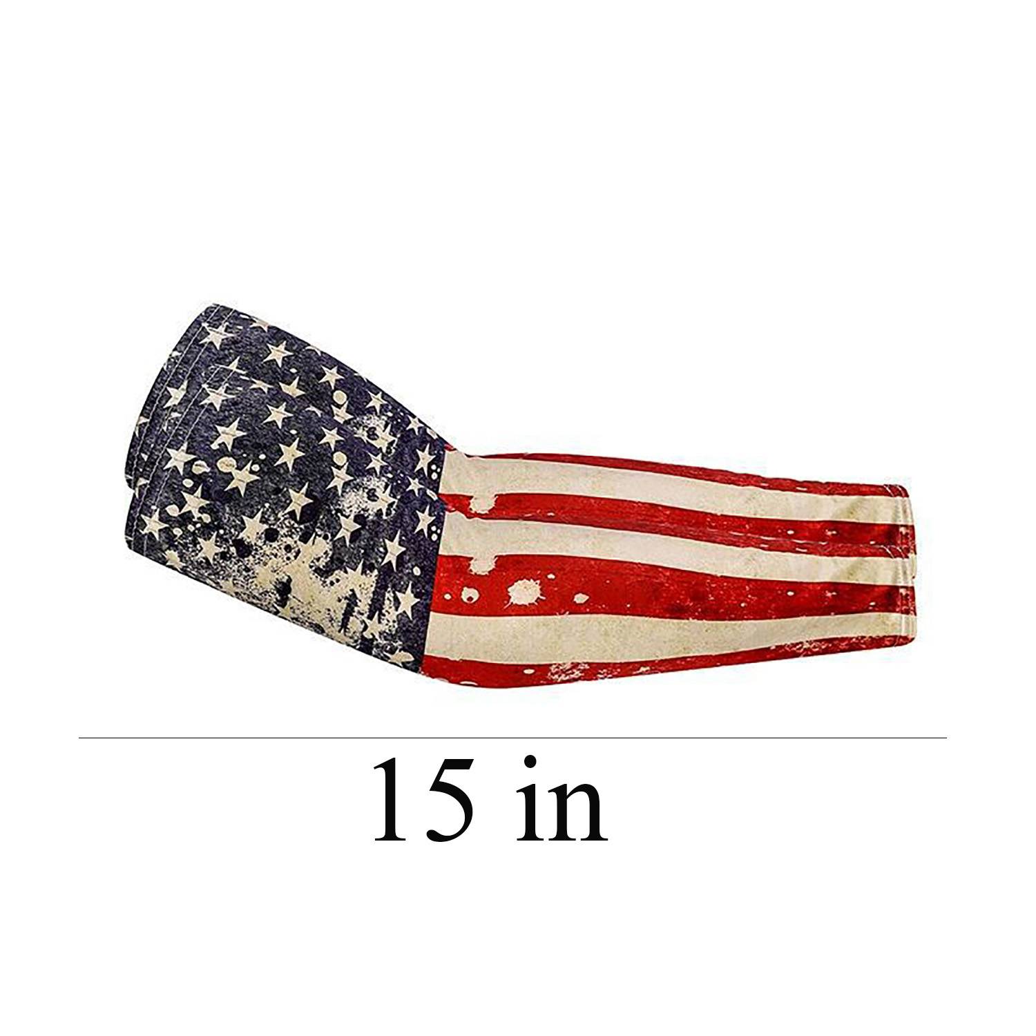 USA Flag UV Protection Cooling Arm Sleeves 2