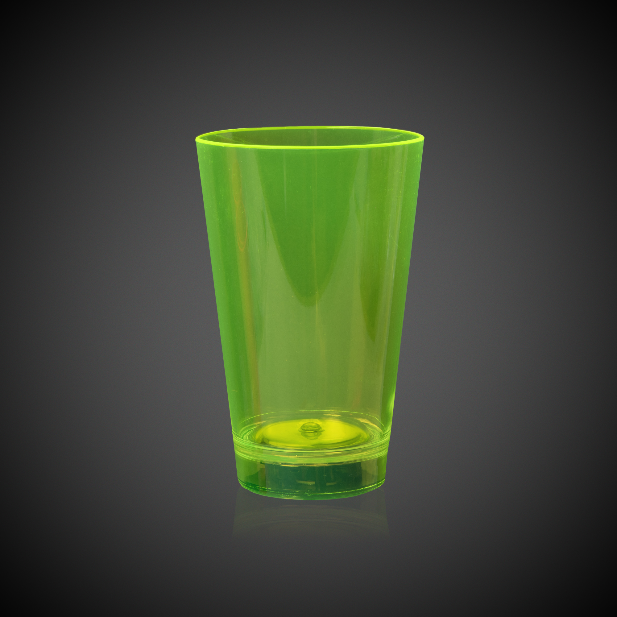 Green 12oz. Neon Plastic LED Tumbler(Laser Engraved) 2