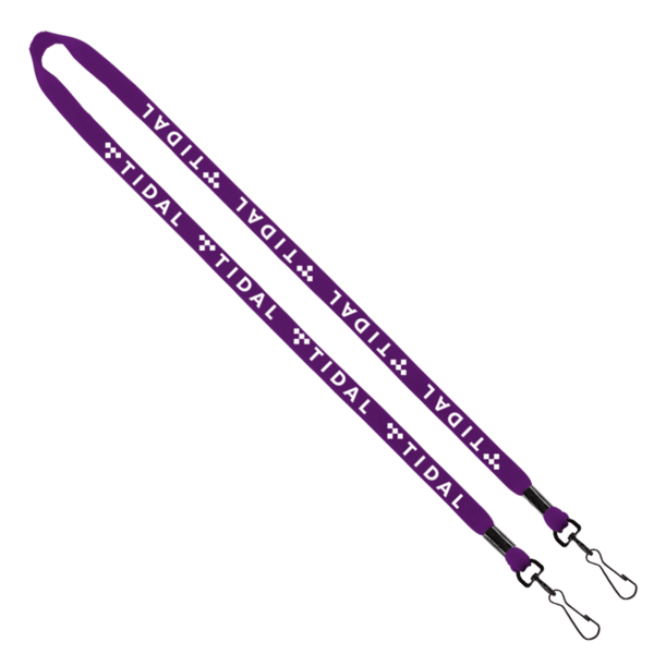 1/2" Cotton Double Swivel Hook Lanyard 15