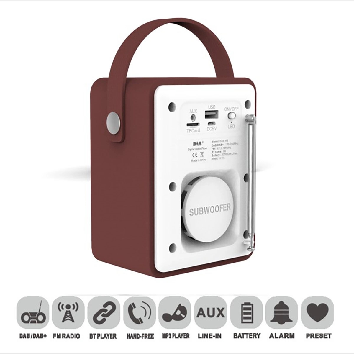 Retro Bluetooth Vintage Speaker With Fm Radio 2