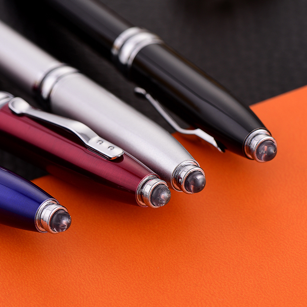 Metal Ball Pen with LED Lights 9