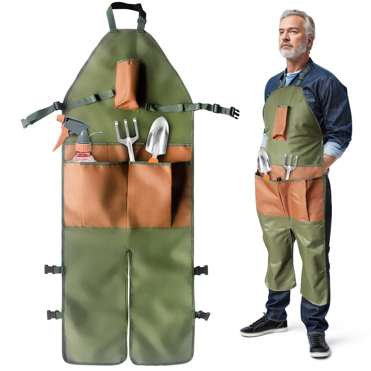 Gardening Apron With Multiple Pockets 3