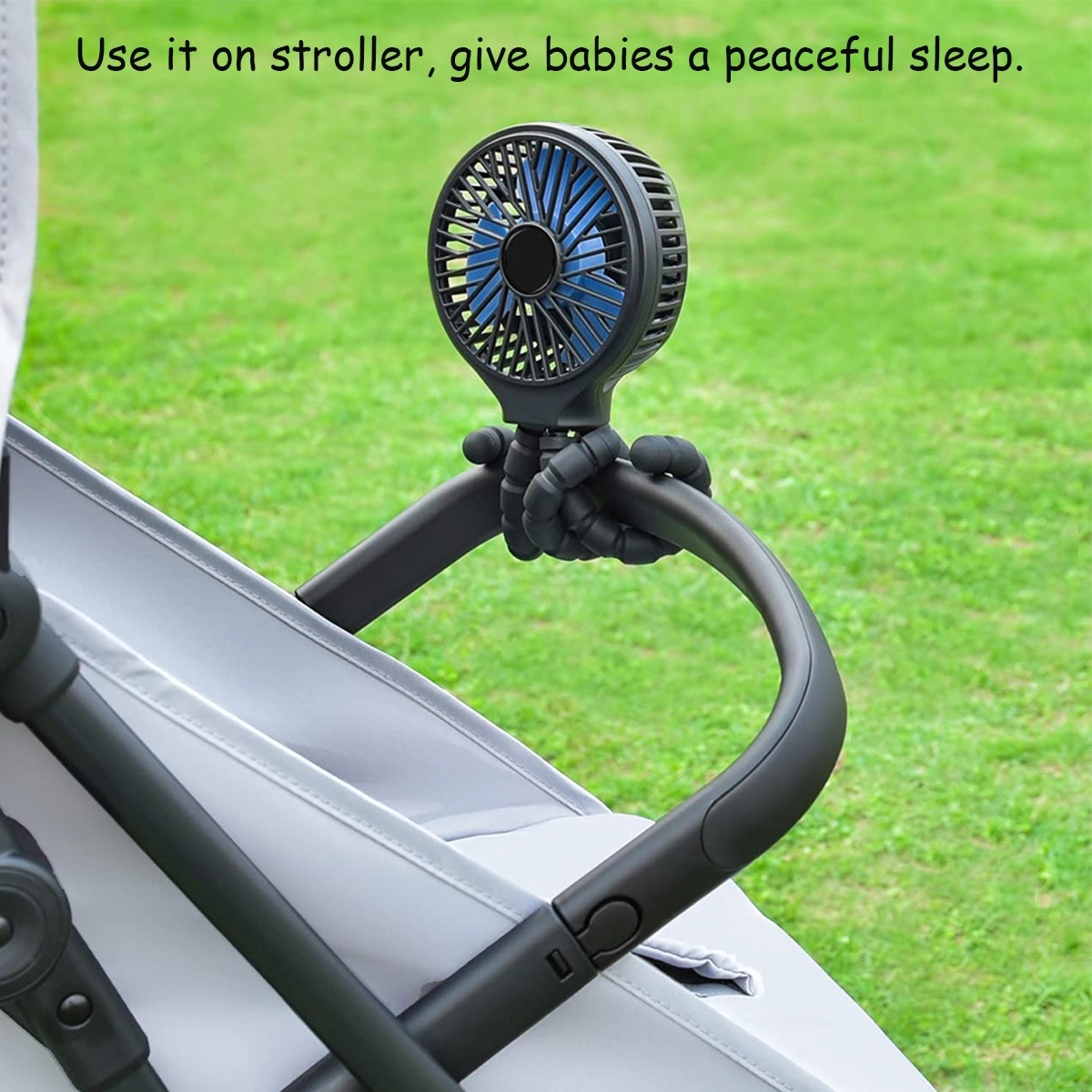 Portable Stroller Fan With Flexible Tripod 2