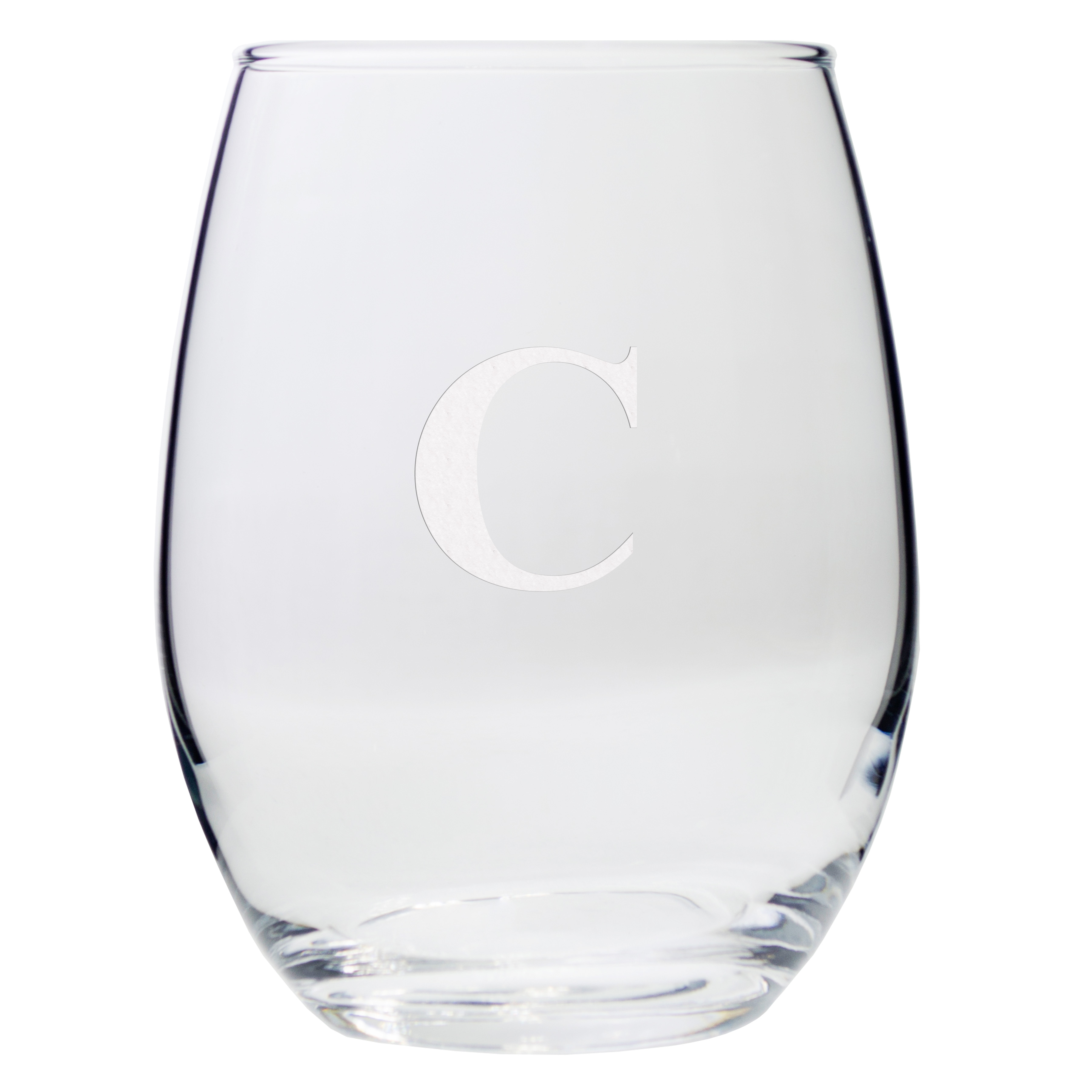 Set of Two Stemless Wine Glasses (15 Oz.)