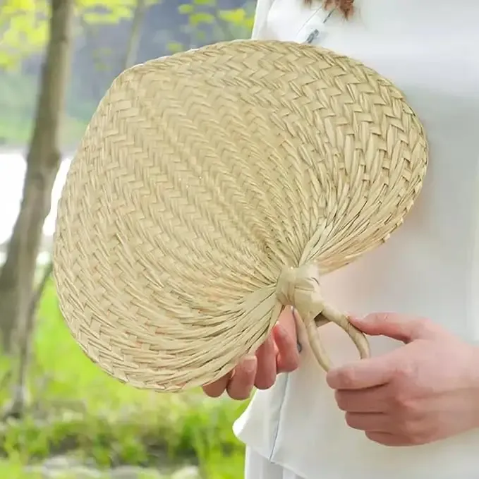 Hand Made Rattan Fan 8