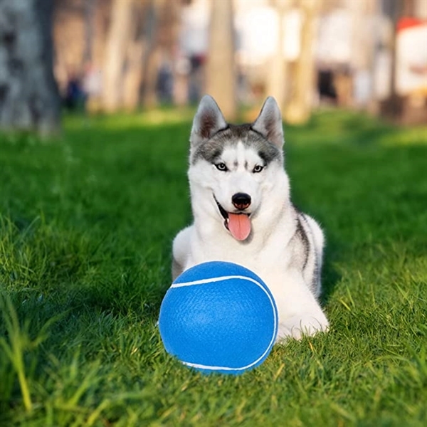 9.5" Inflatable Giant Pet Tennis Balls 9
