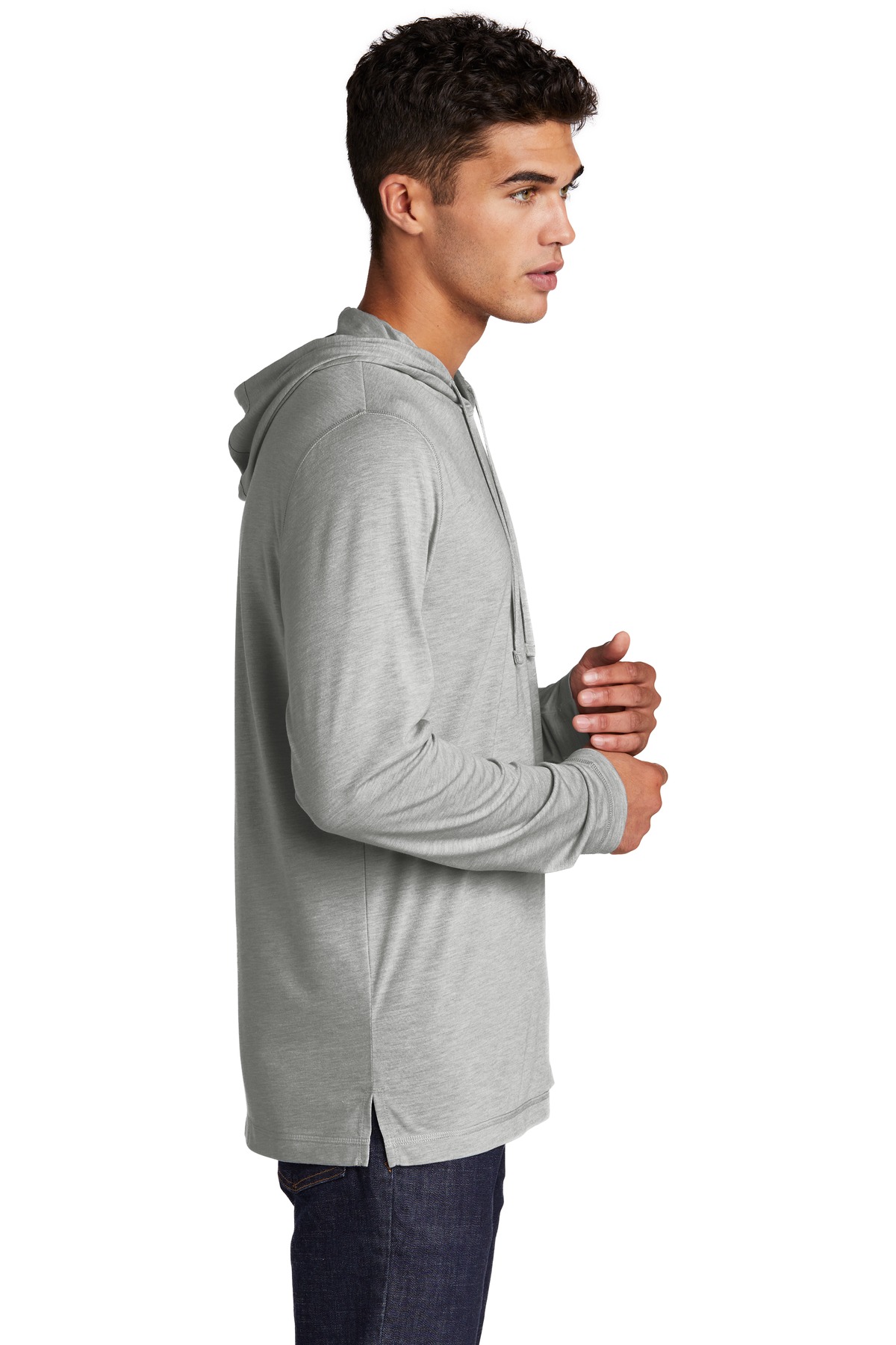 Sport-Tek PosiCharge Tri-Blend Wicking Long Sleeve Hoodie ST406, custom hoodie or sweatshirt with logo imprint 22