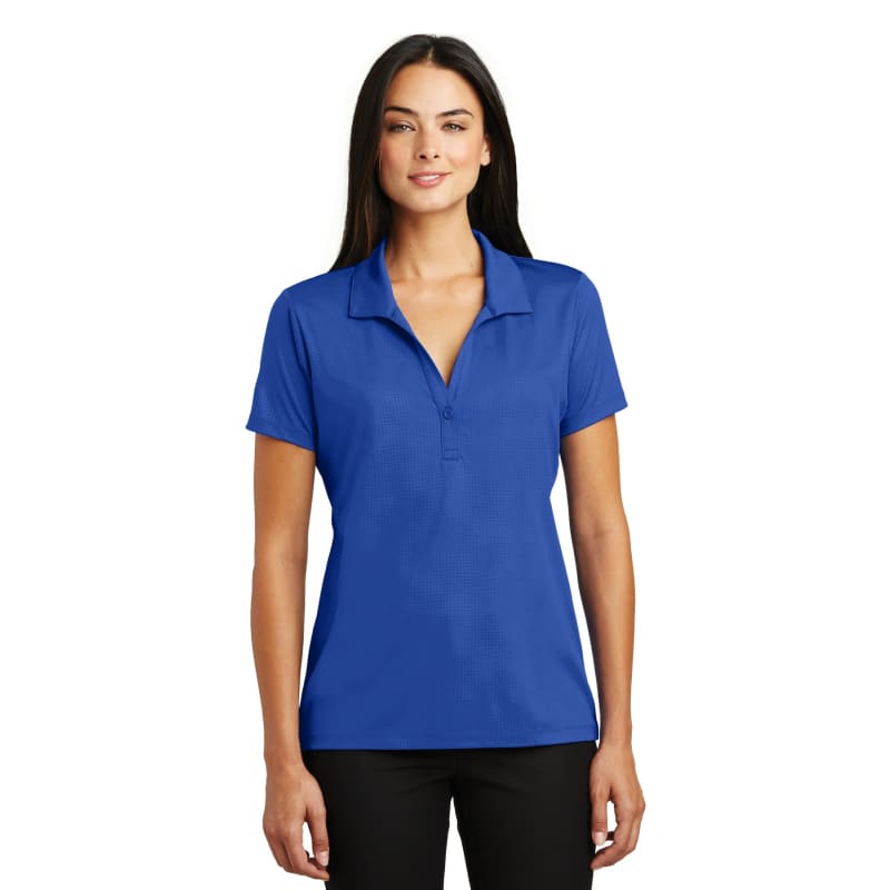 Sport-Tek Women's Embossed PosiCharge Tough Polo . 24
