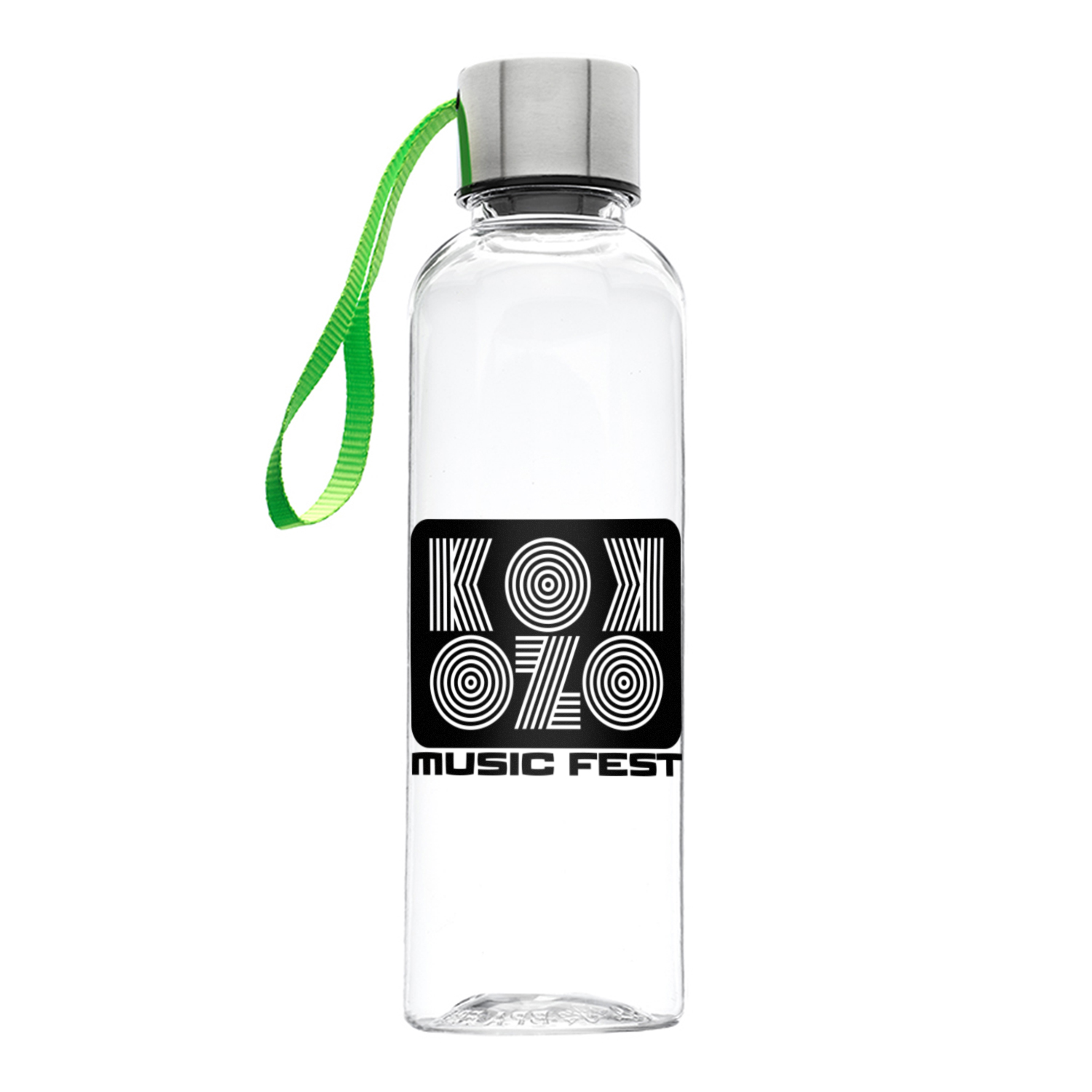 17 oz. Ostia Plastic Water Bottle (1 Color Imprint) 7