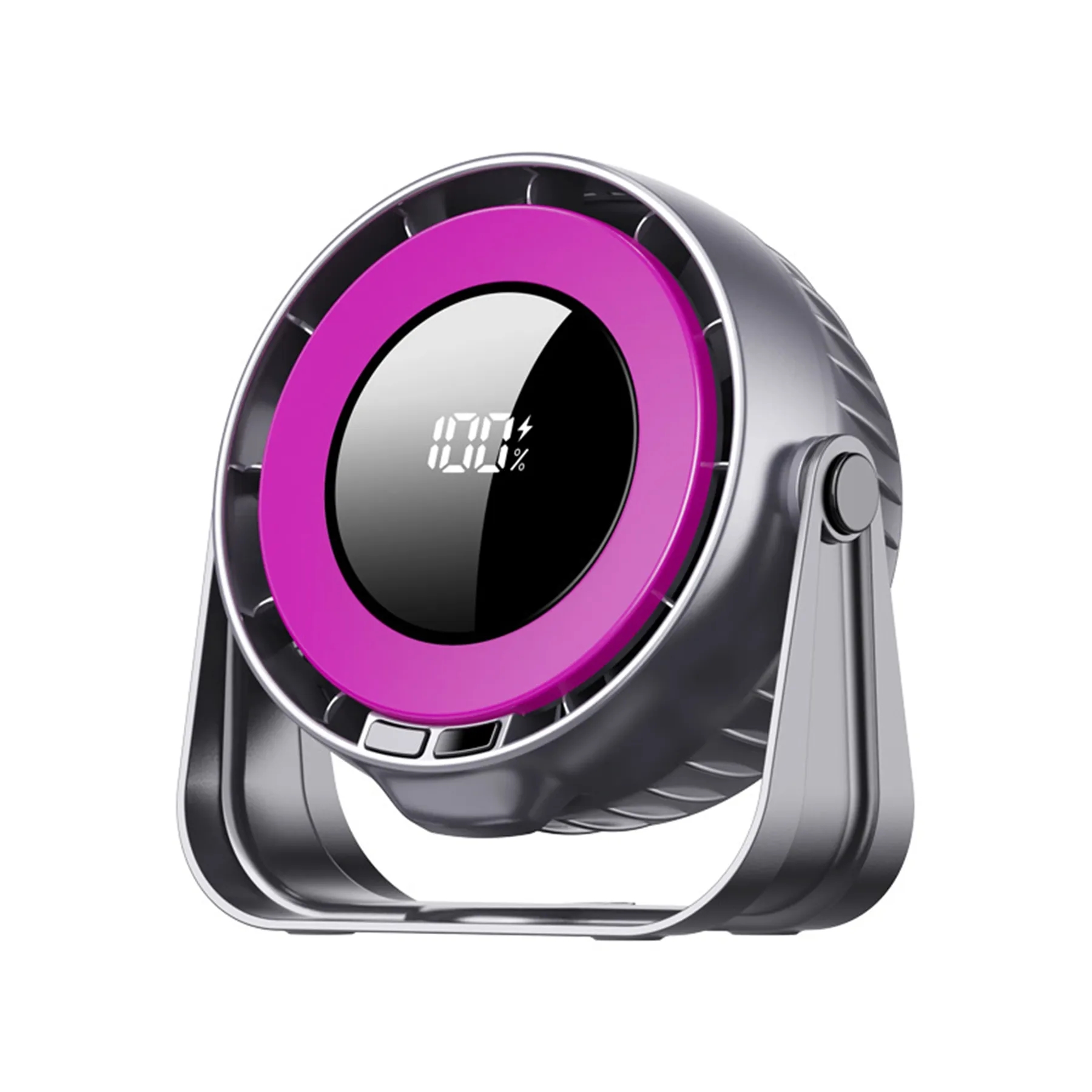 4000 mAh Rechargeable 100 Gears Table Fan with LED Display 8